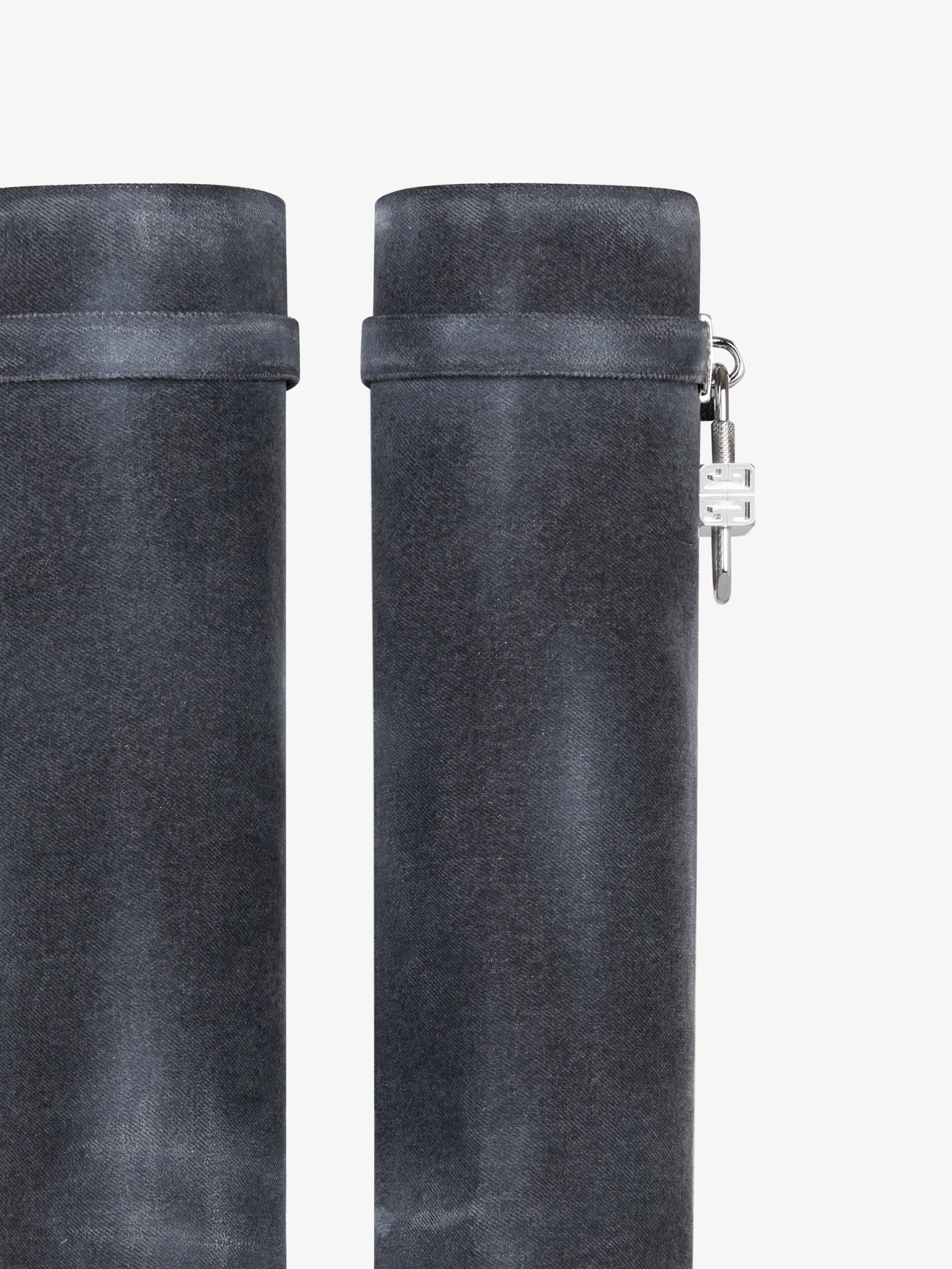 Givenchy o1srvl11e0525 Shark Lock Pant Boots 90mm in Black Size US 12 / IT 42 - 6 Thumbnail