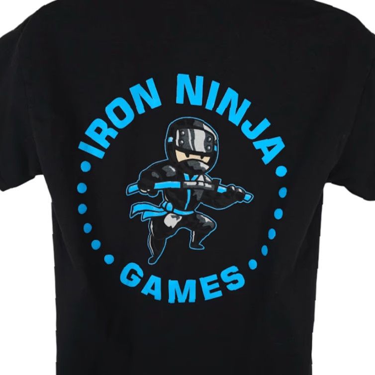 Gildan Iron Ninja Games T Shirt Mens Size Medium Black Samurai Sword Size US M / EU 48-50 / 2 - 2 Thumbnail