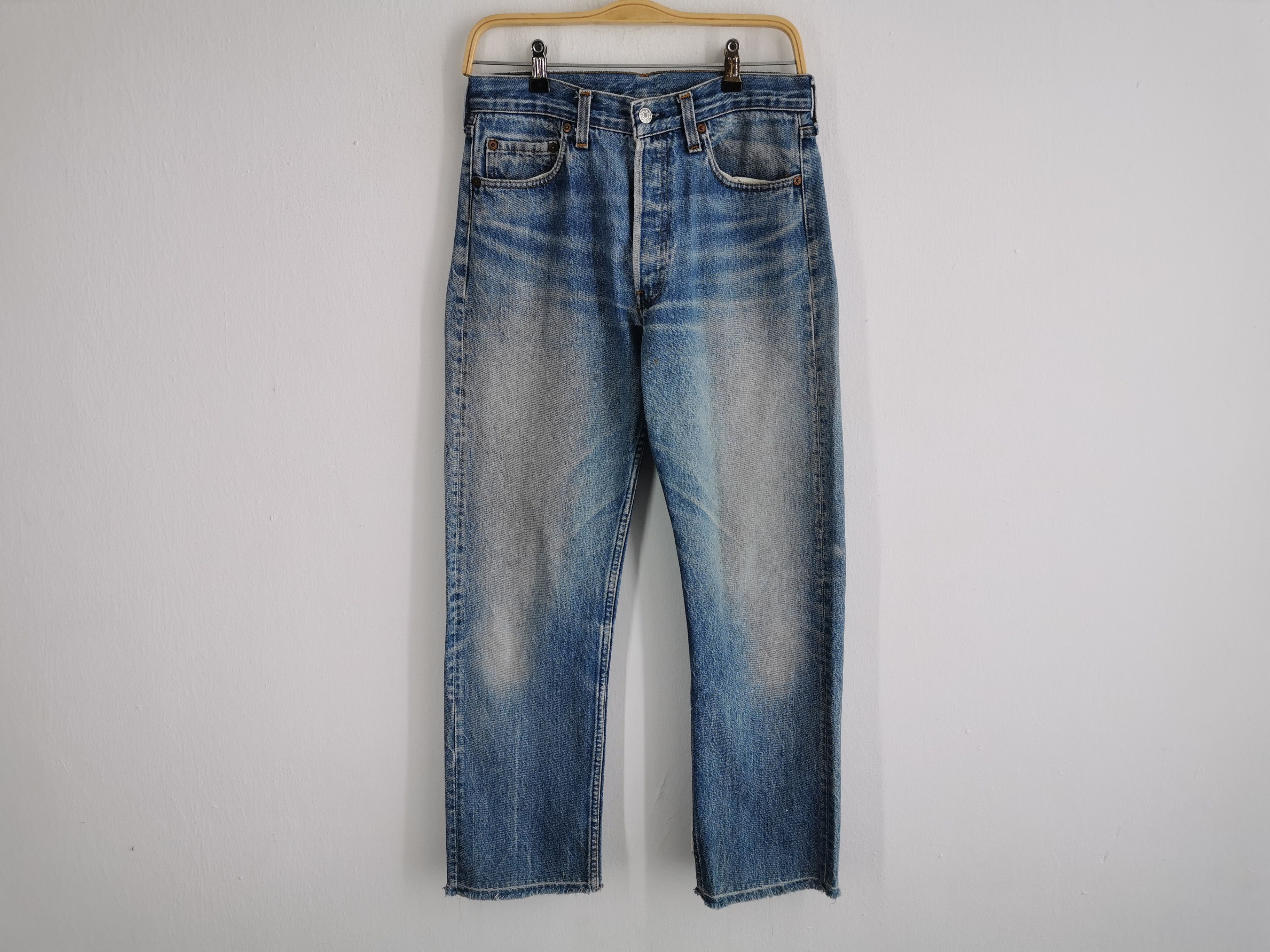 Levi's Distressed Vintage 90s Levis Lot 501 Denim Size 28 Size US 28 / EU 44 - 2 Thumbnail