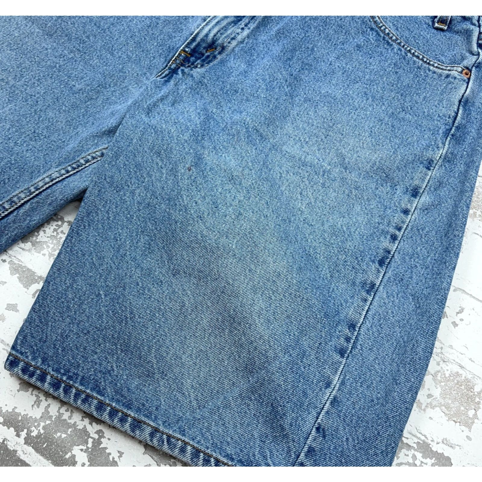 Levi's VINTAGE Levi's Shorts Men 40 550 Relaxed Loose Fit Jorts Baggy 90s Y2K Orange Tab Denim Blue 5-Pocket Mens Regular 100% Cotton Jeans Shorts Size US 40 / EU 56 - 7 Thumbnail