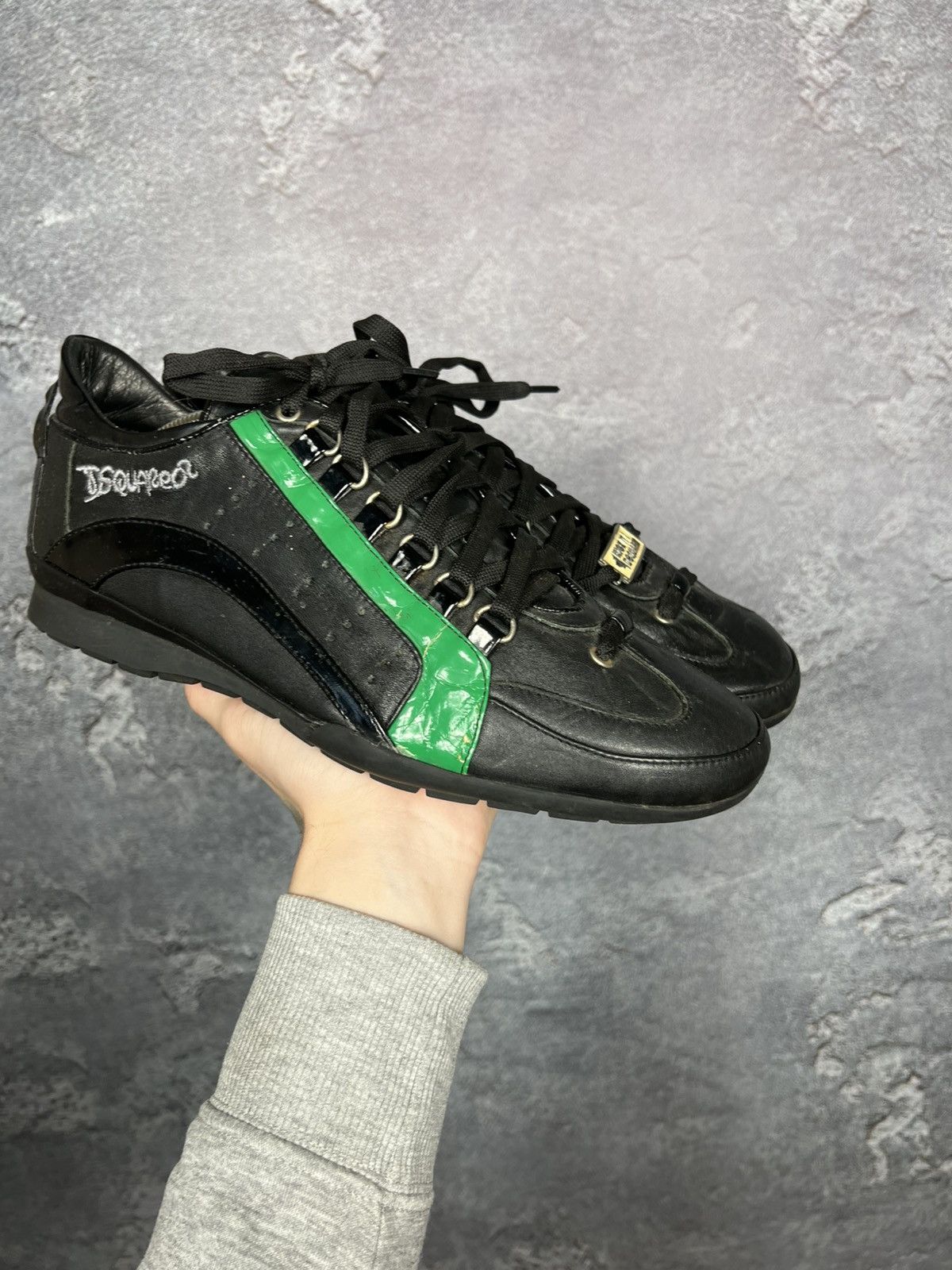 Dsquared2 Hype Dsquared2 Kick It Leather Y2k Low Top Sneakers Size US 11 / EU 44 - 4 Thumbnail