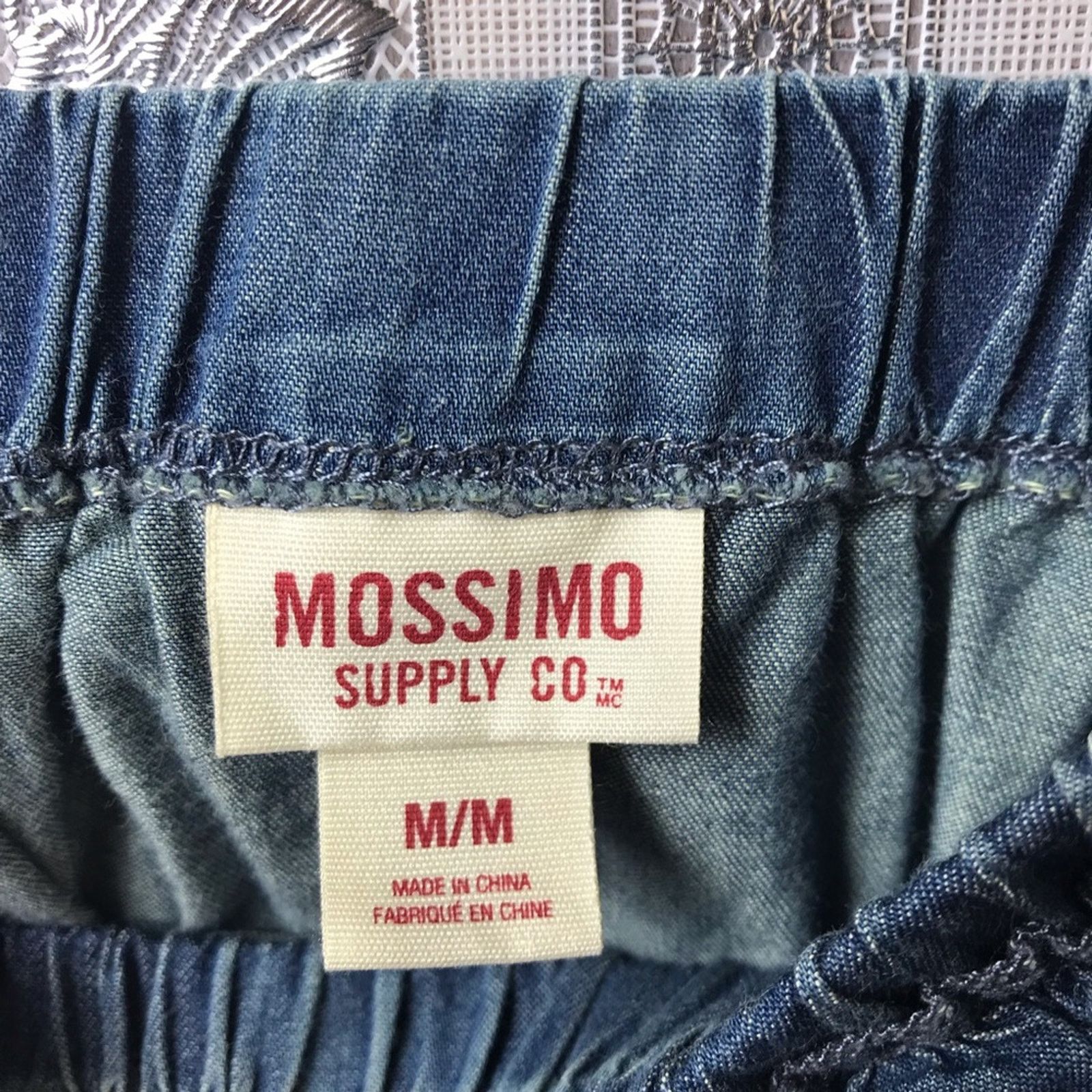 Other NWT Mossimo Blue Denim Strappy Ruffle Romper Size 28" / US 6 / IT 42 - 6 Thumbnail