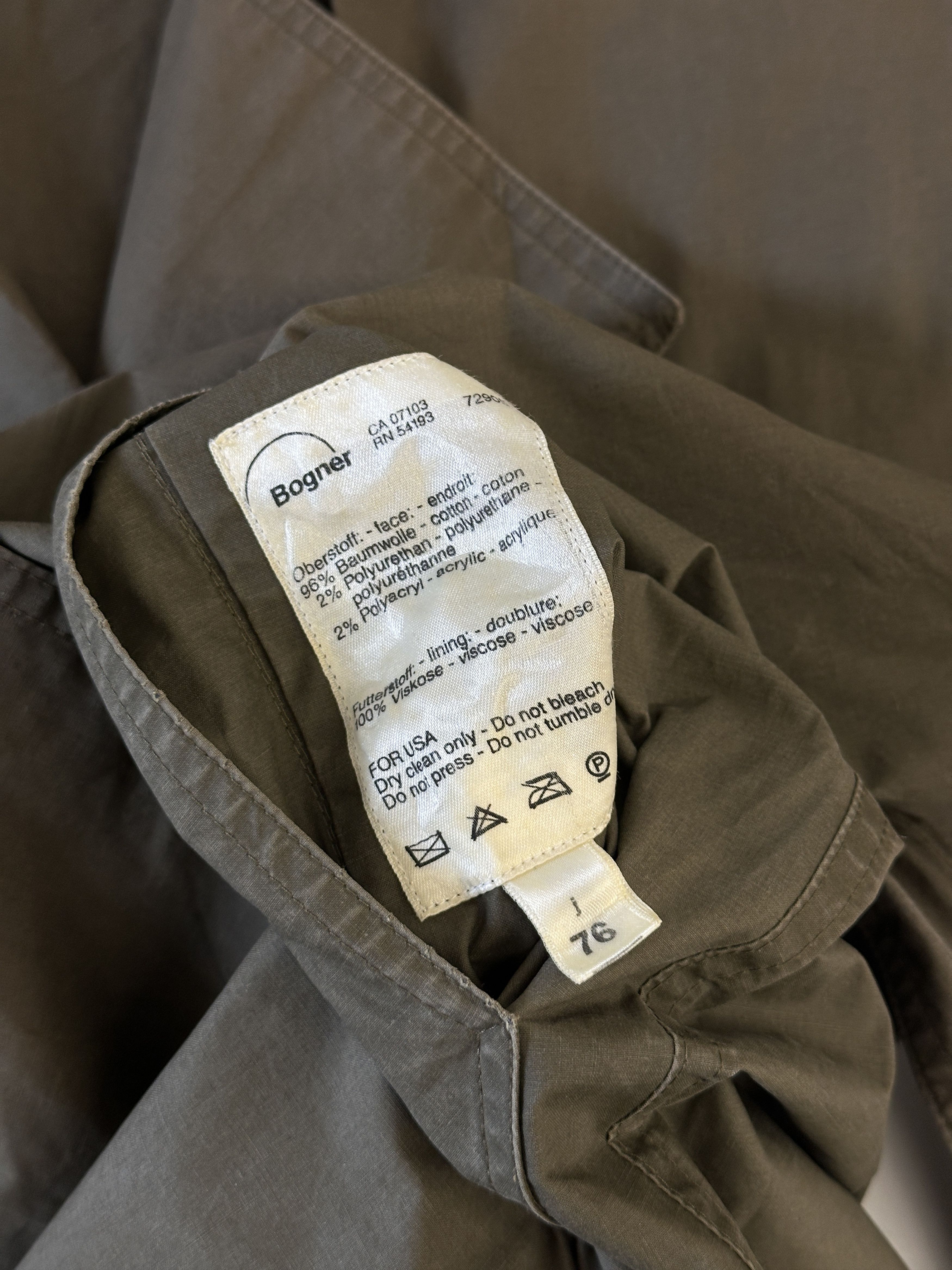 Bogner Bogner Beige Trench Coat Jacket Size L / US 10 / IT 46 - 9 Thumbnail