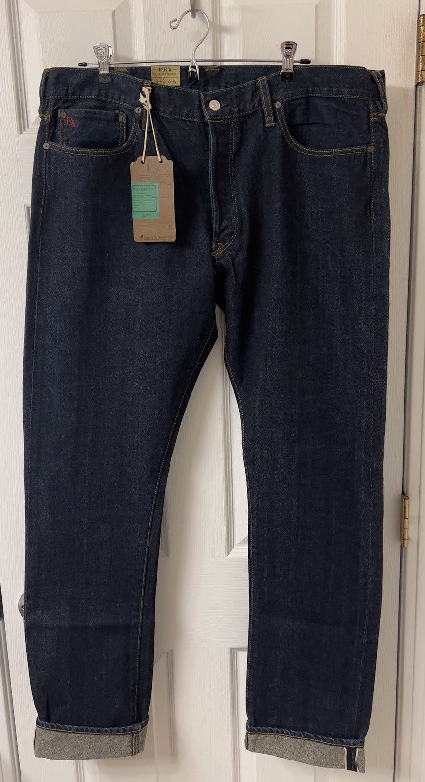 Polo Ralph Lauren Vintage Polo Ralph Lauren 018 Slim Straight Jeans 38x34 NWT Size US 38 / EU 54 - 1 Thumbnail