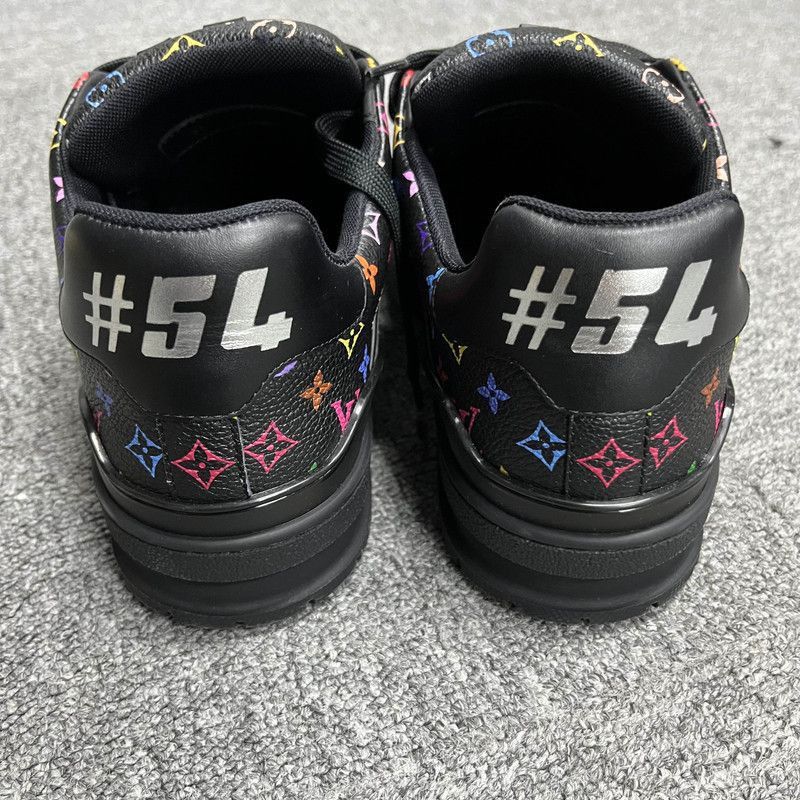 Louis Vuitton Takashi Murakami x Louis Vuitton Black Trainer Sneakers -25 Size US 9.5 / EU 42-43 - 3 Thumbnail