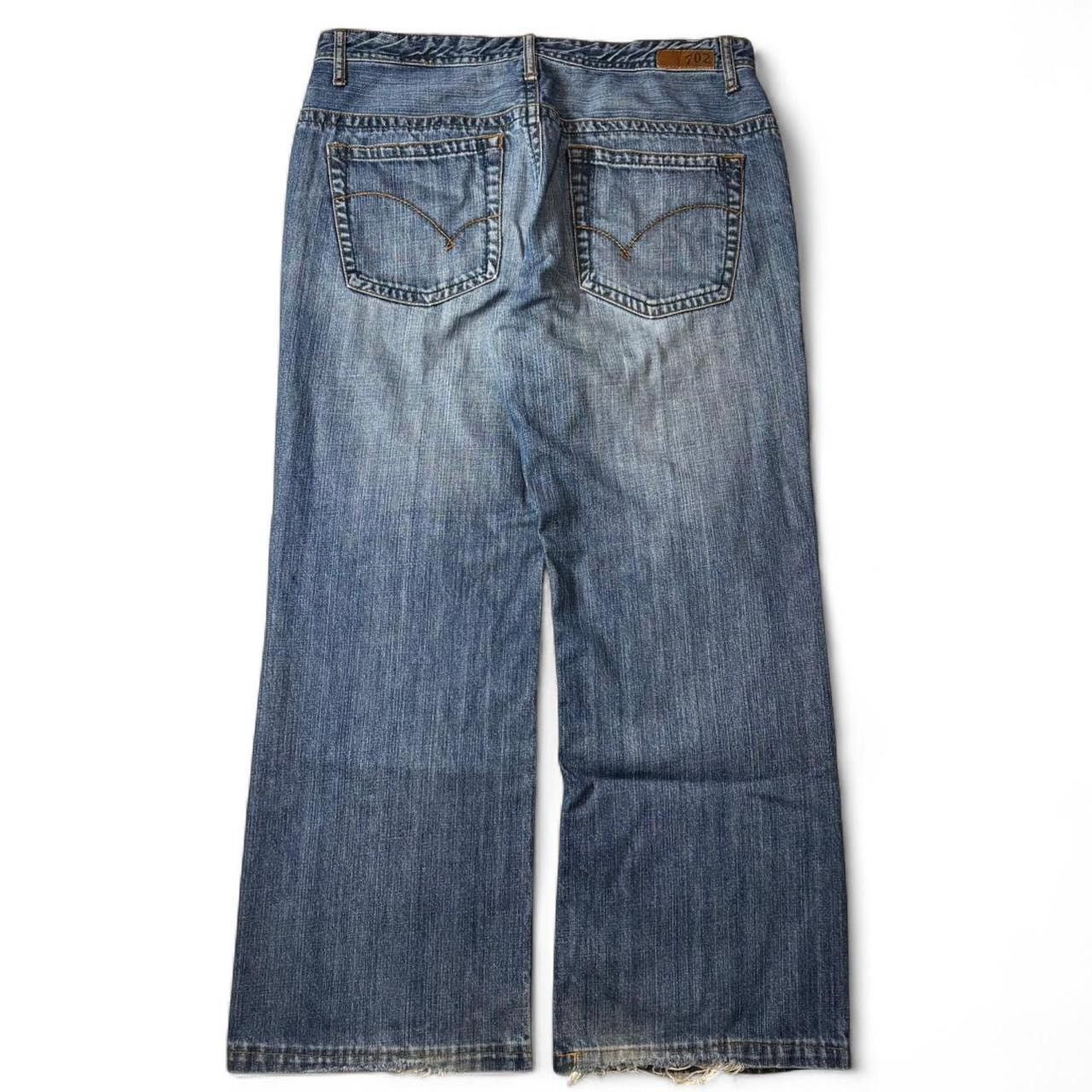 Vintage Vintage Y2K Faded Blue Baggy Denim Jeans - W36 L28.5 Size US 36 / EU 52 - 5 Thumbnail