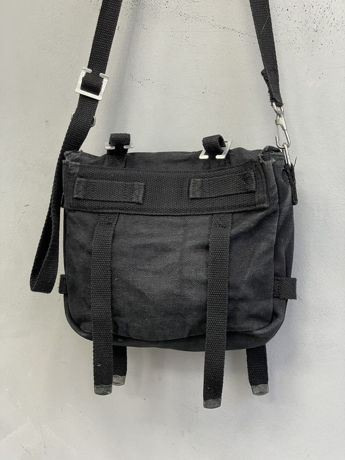 Junya Watanabe Black tactical crossbody bag buckle straps utility tech Size ONE SIZE - 8 Thumbnail