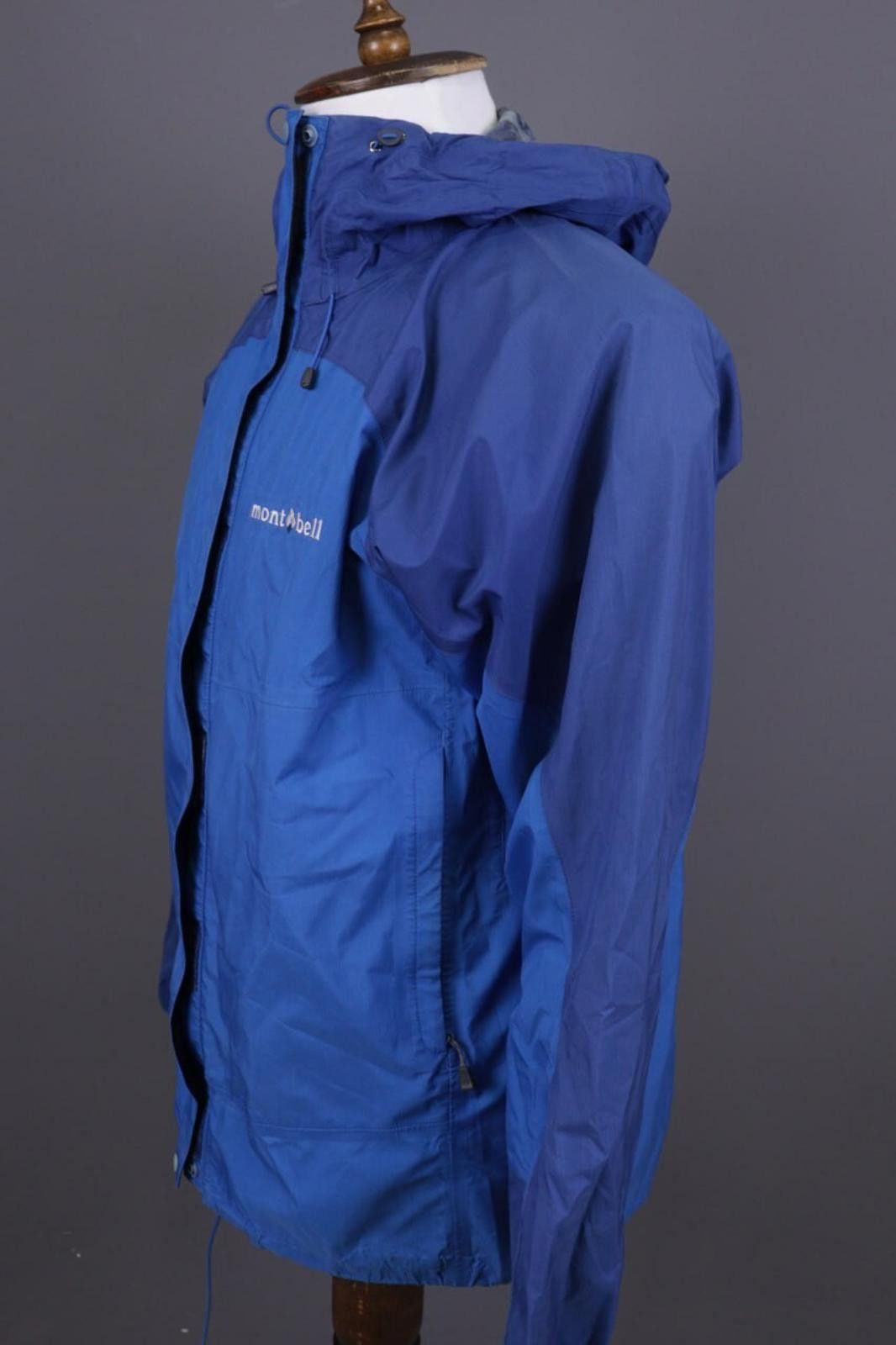 Montbell Mont Bell Blue Waterproof Ski Hooded Jacket Size M Size M / US 6-8 / IT 42-44 - 8 Thumbnail