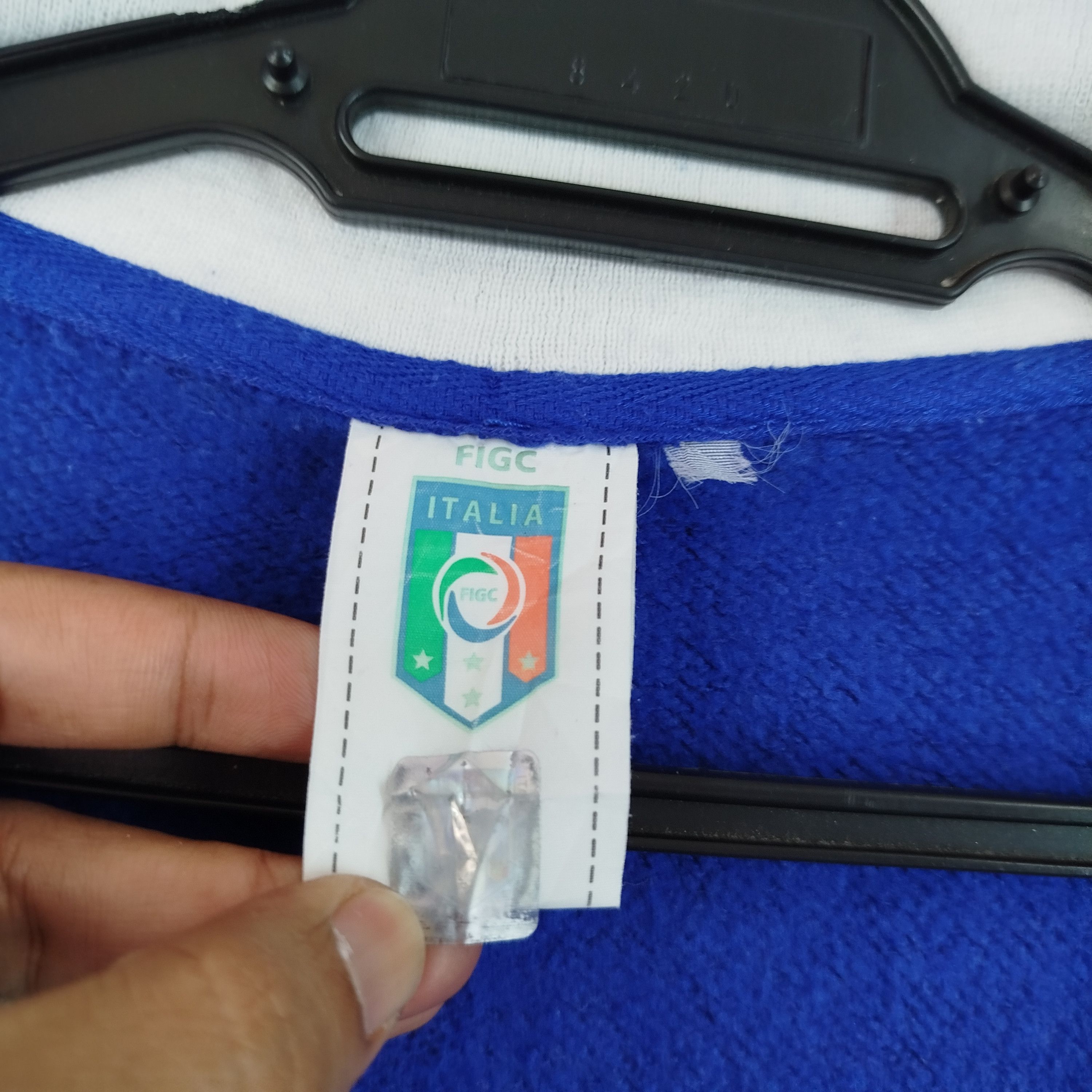 Vintage Vintage Italia FIGC Embroidery Big Spell Out Size US L / EU 52-54 / 3 - 8 Thumbnail