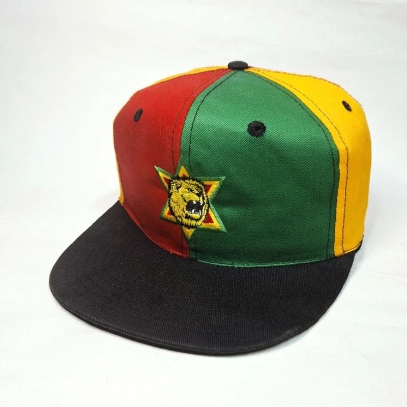 Vintage Rastafarian Original Vintage Cap – Unique, Authentic Styl Size ONE SIZE - 2 Thumbnail