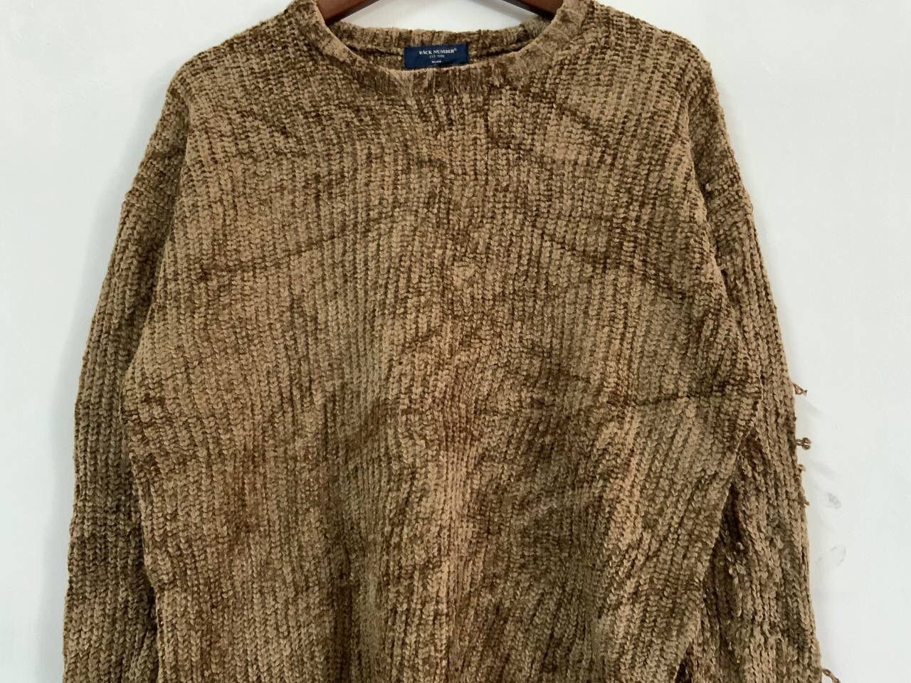 Japanese Brand Back Number Handknit Knitwear Size US M / EU 48-50 / 2 - 4 Thumbnail