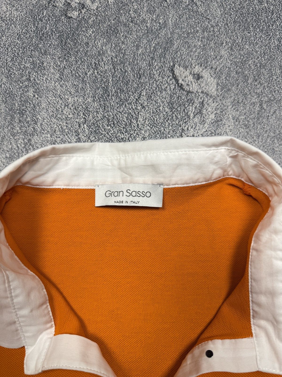 Designer Gran Sasso vintage luxury polo tee Size US M / EU 48-50 / 2 - 7 Thumbnail