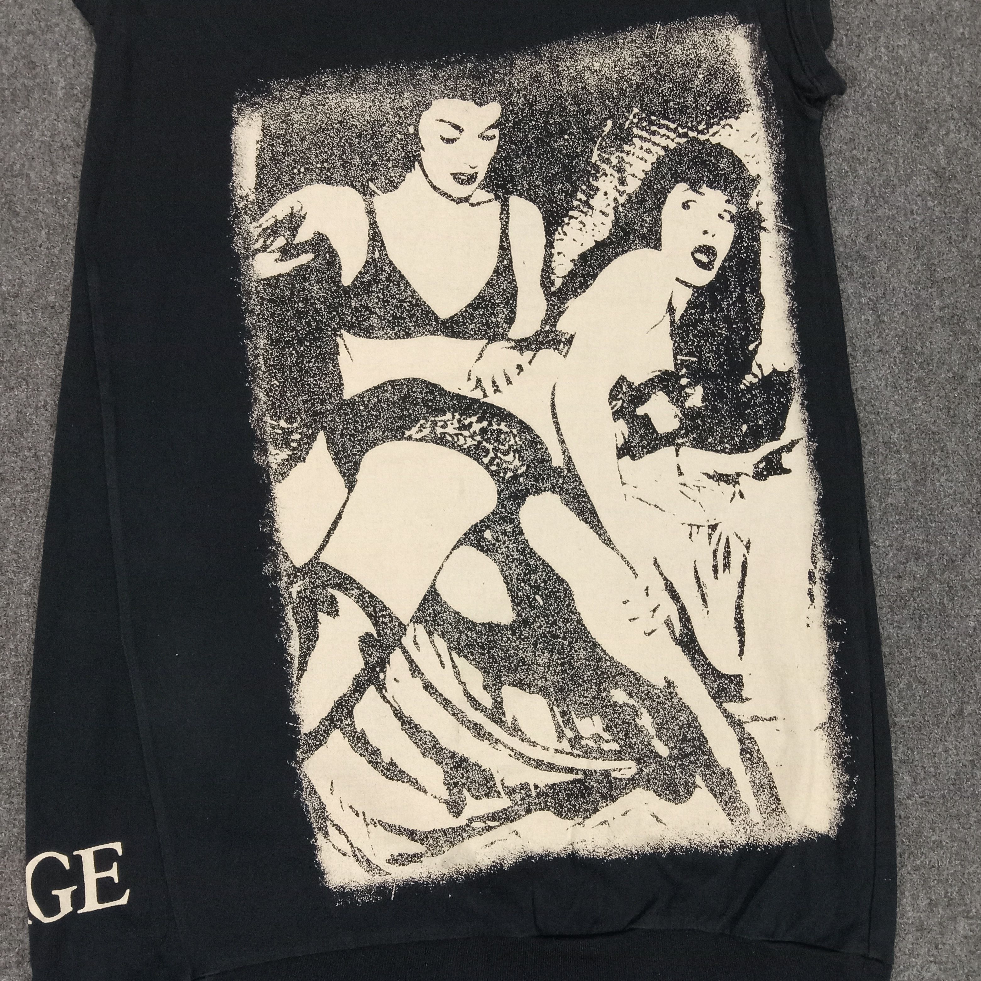 Hysteric Glamour Hysteric Glamour Japanese Brand Punk Style Sleeveless Tshirt Size XS / US 0-2 / IT 36-38 - 2 Thumbnail