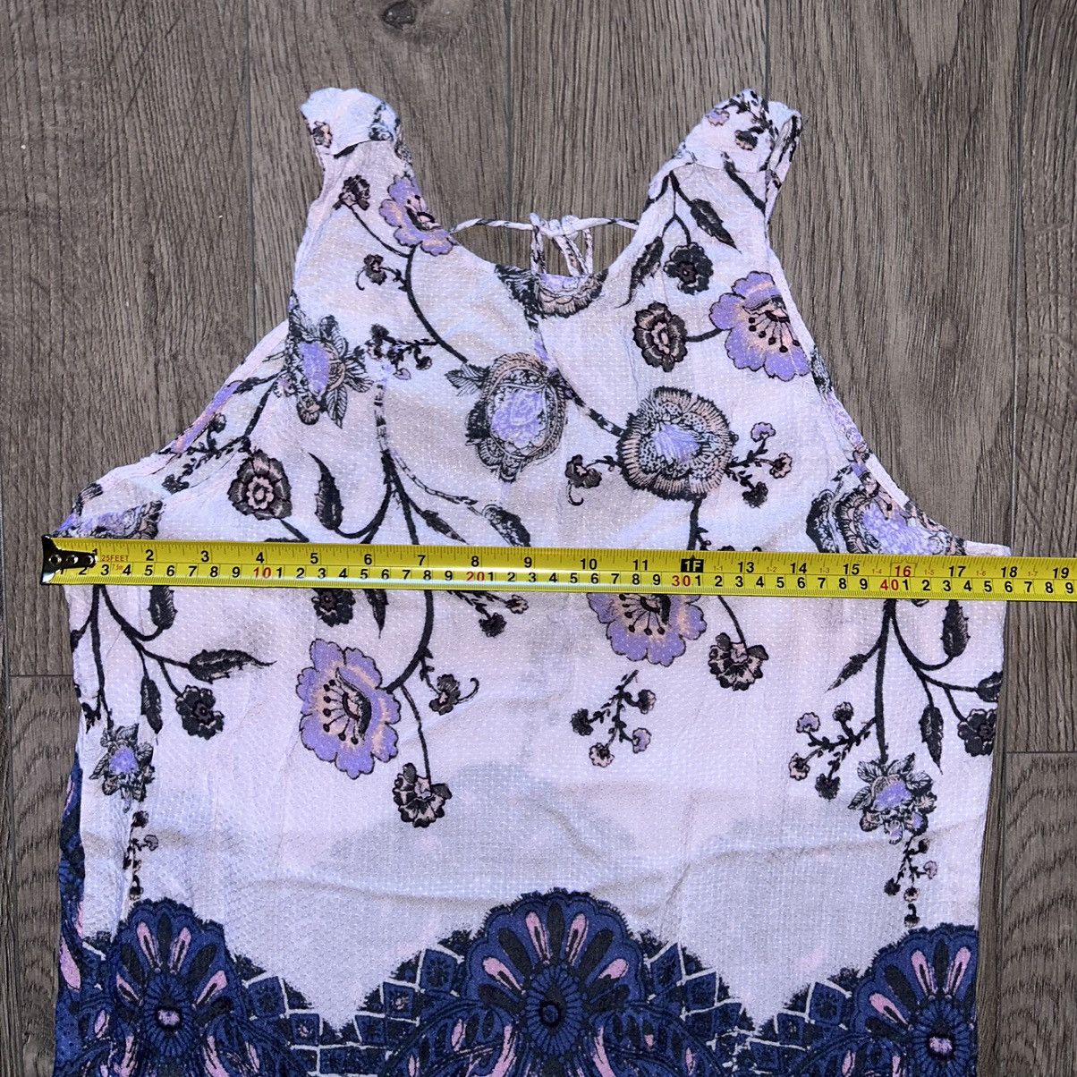 Free People Free People Dobby Dot Flouncy Hem Dress Lavender Size S Size S / US 4 / IT 40 - 8 Thumbnail