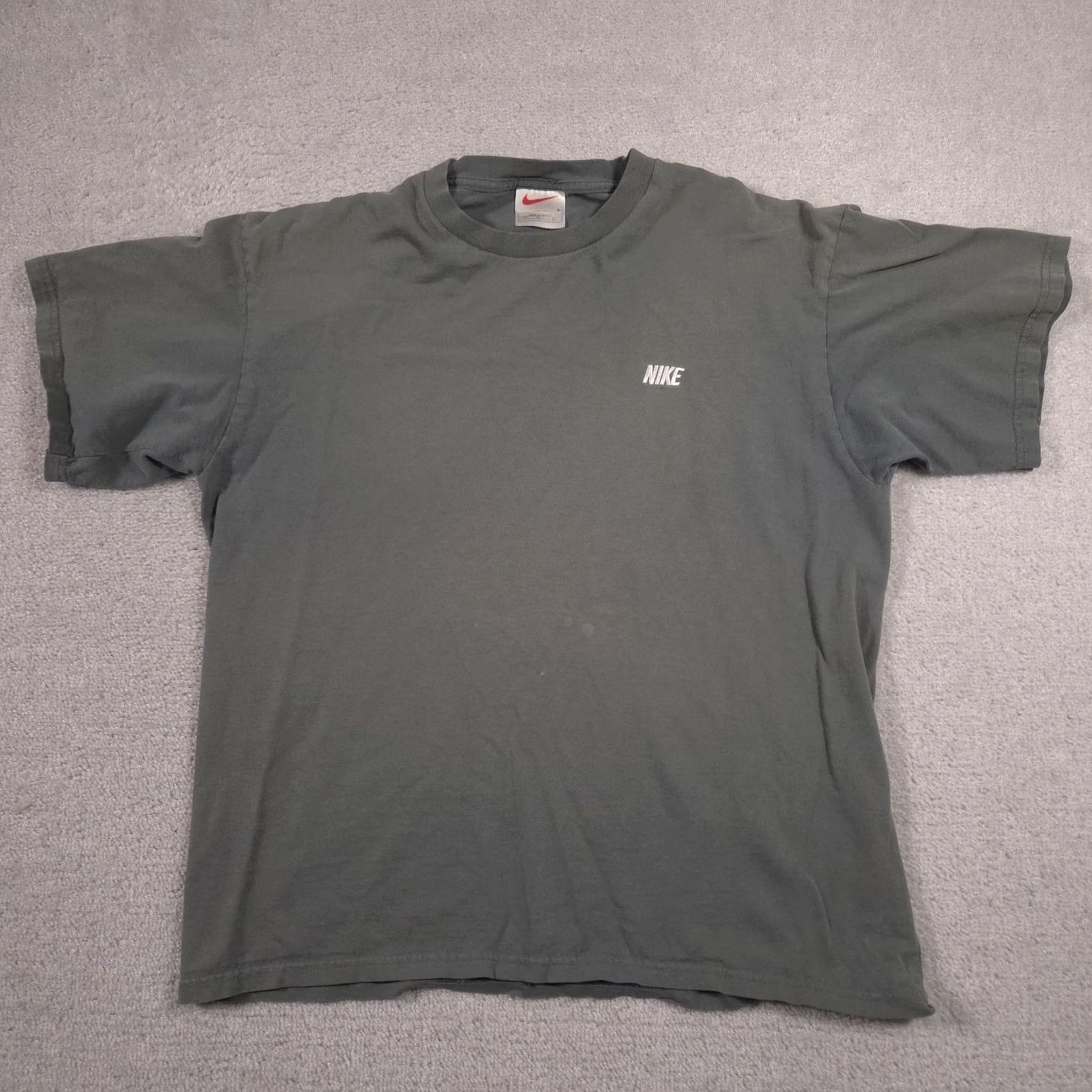 Nike Nike Shirt Mens Large Green Embroidered Logo Crewneck Casual T-Shirt Tee Size US L / EU 52-54 / 3 - 2 Thumbnail