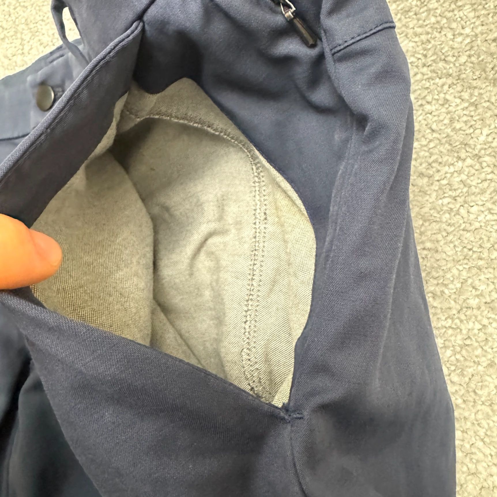 Lululemon Lululemon Commission Warstreme Slim Fit Chino Pants Men 38x32 Navy Blue Straight Size US 38 / EU 54 - 6 Thumbnail