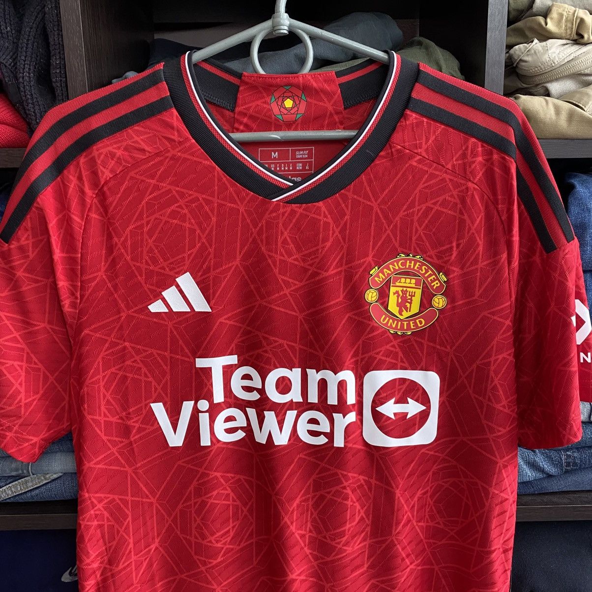 Adidas Mens Adidas Manchester United 2024 Molloy player jersey Size US M / EU 48-50 / 2 - 2 Thumbnail