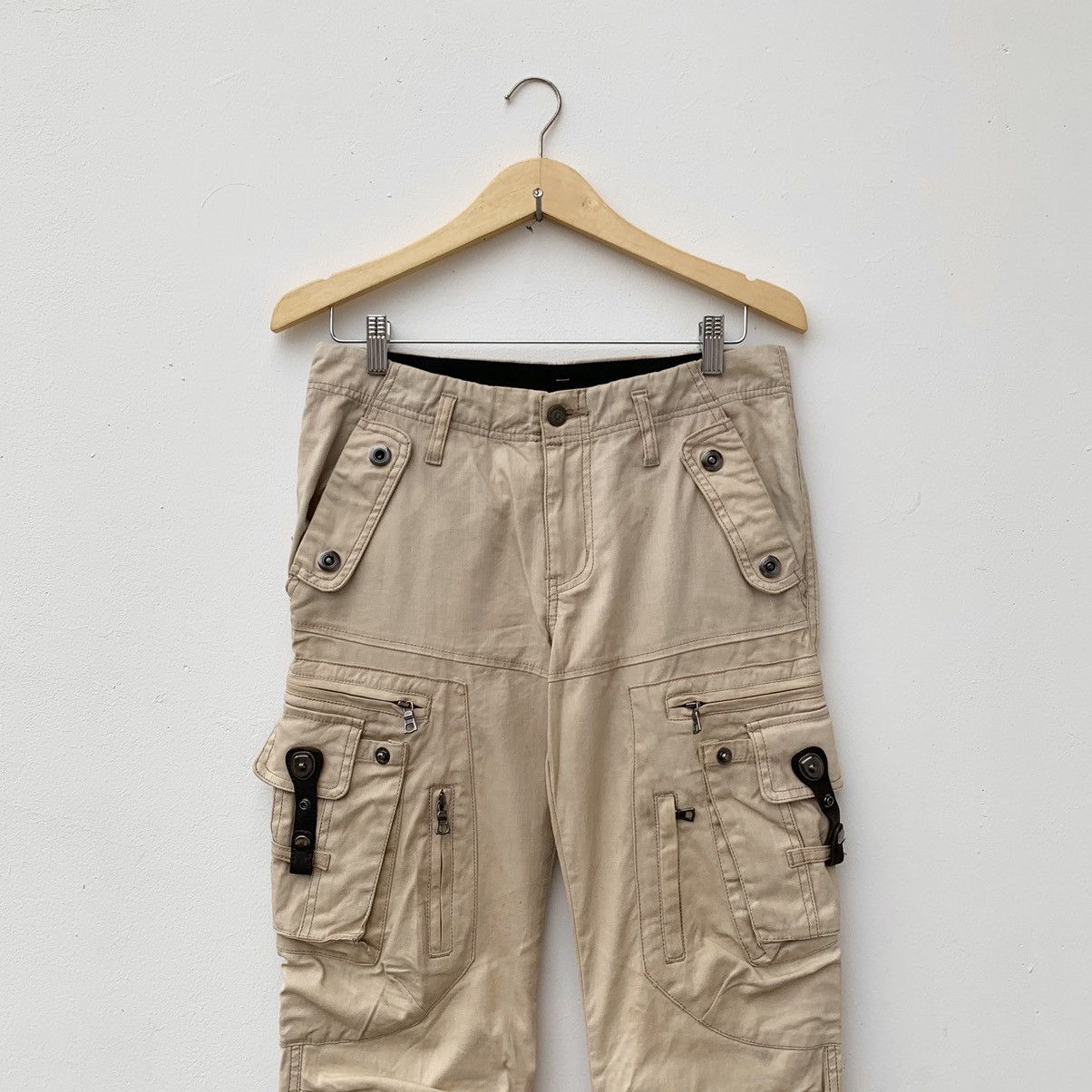 Japanese Brand × Tornado Mart Tornado Mart Cargo Flared Pants Size US 30 / EU 46 - 3 Thumbnail
