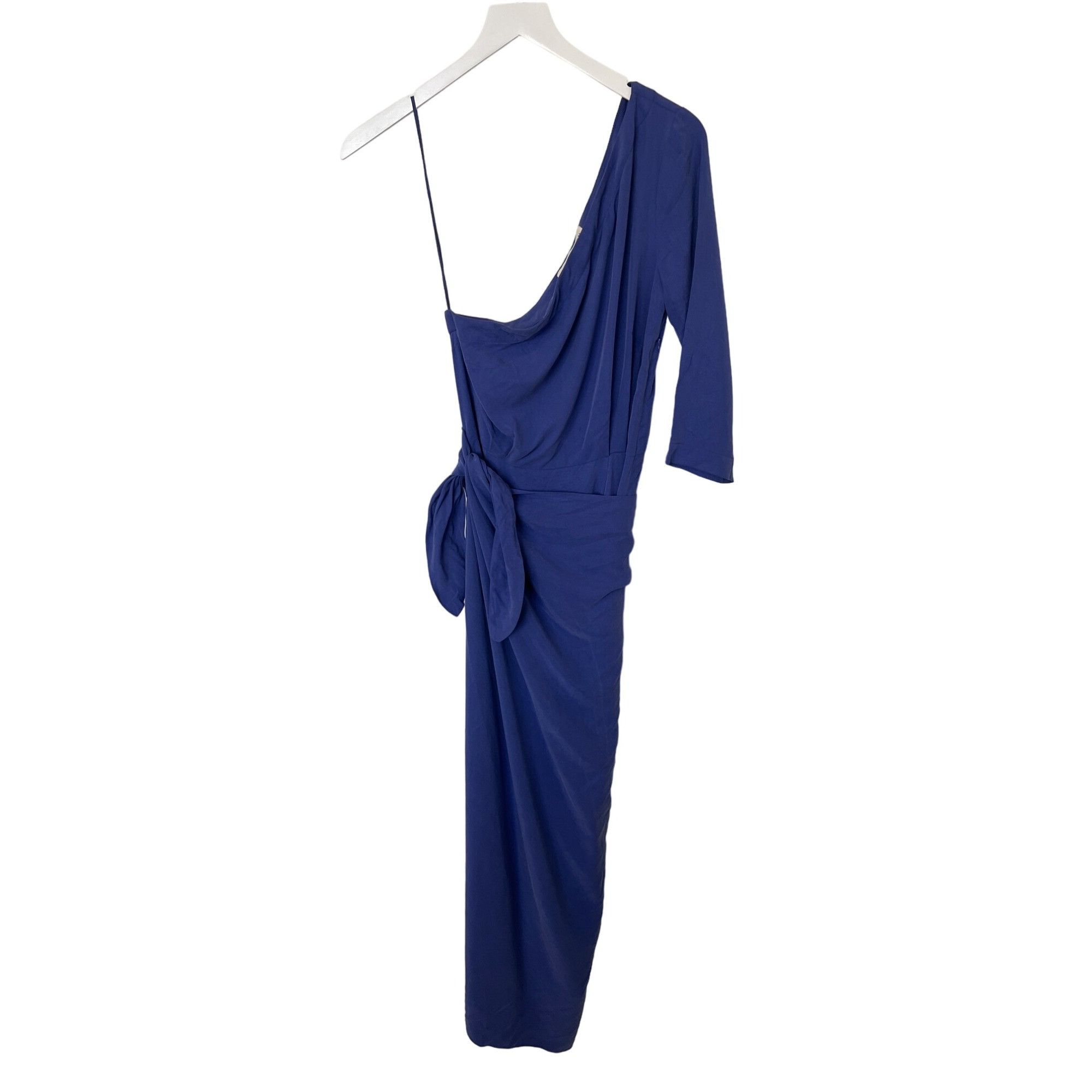 Mara Hoffman Mara Hoffman Shirley Purple One-Shoulder Wrap Dress Size XS / US 0-2 / IT 36-38 - 5 Thumbnail