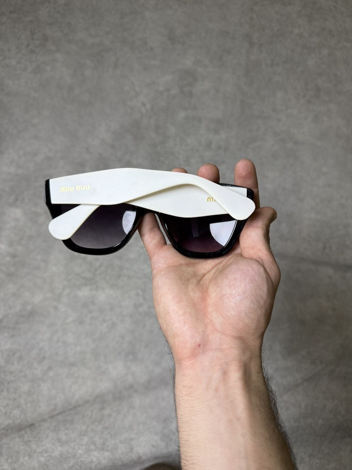 Miu Miu Vintage Miu Miu Bayonetta Glasses y2k Big Glasses Rare Size ONE SIZE - 4 Thumbnail
