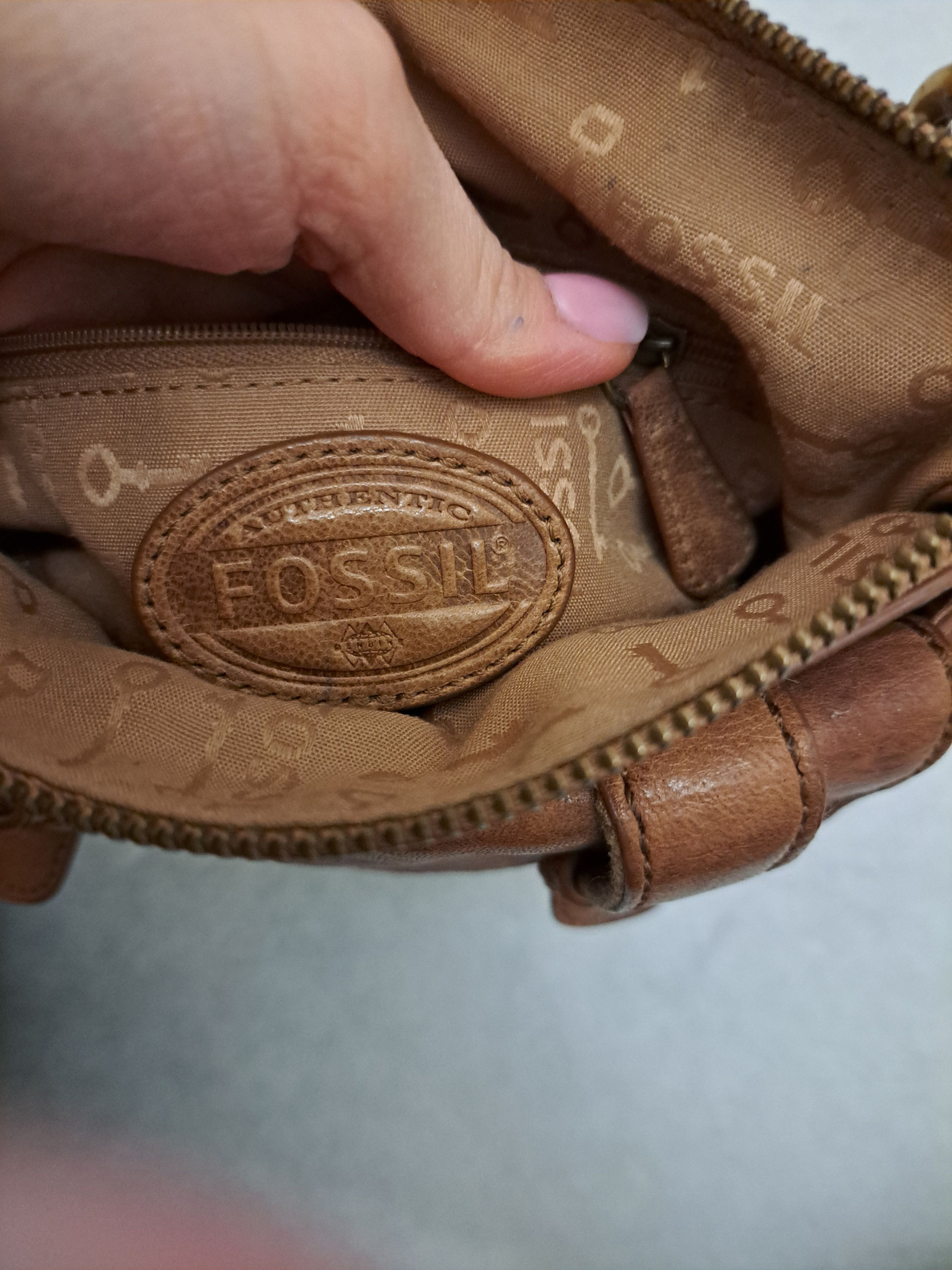 Fossil Brown leather Fossil crossbody bag Size ONE SIZE - 4 Thumbnail
