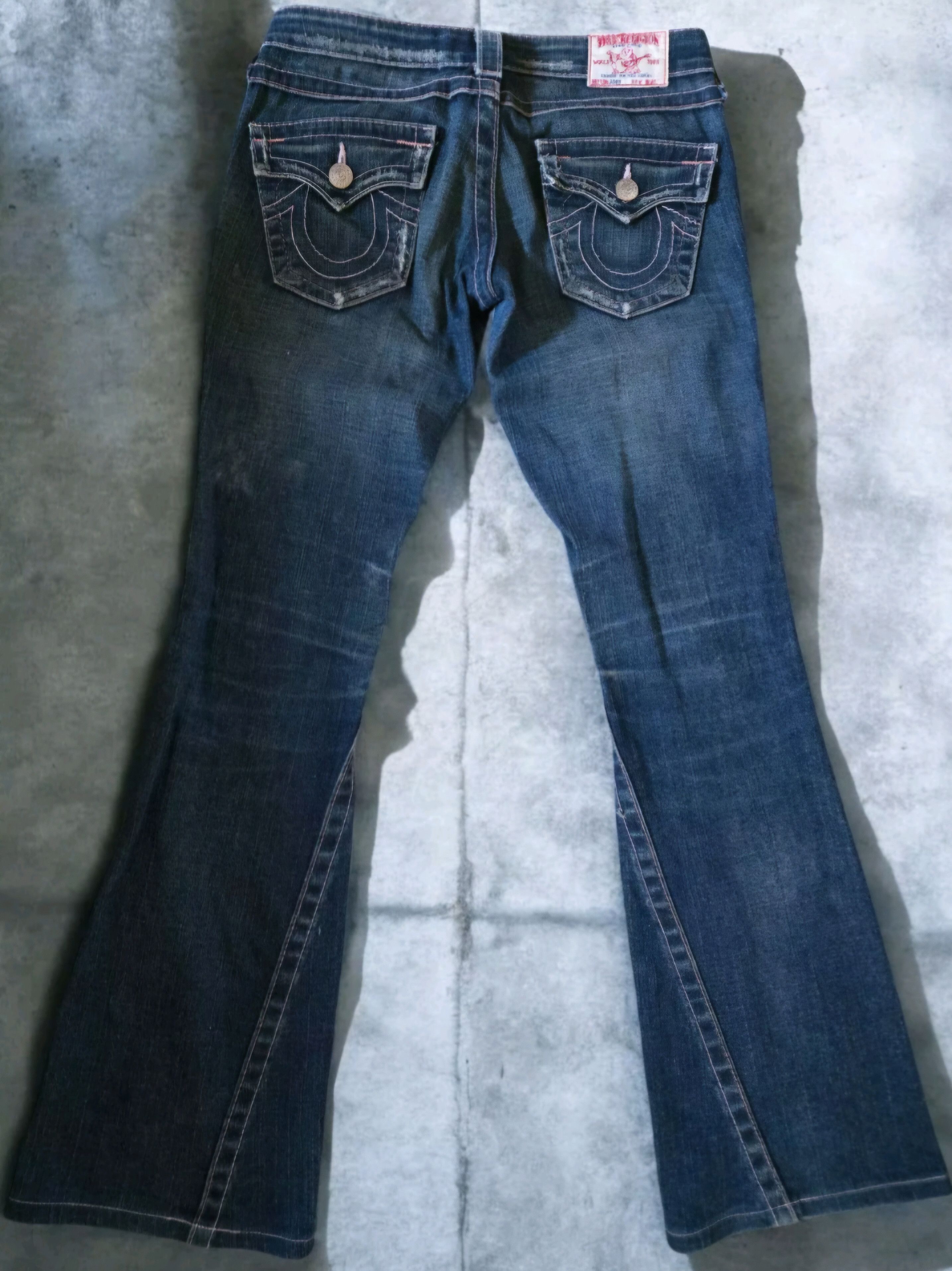 True Religion True Religion Pink Bootcut Jeans Size US 27 - 1 Thumbnail