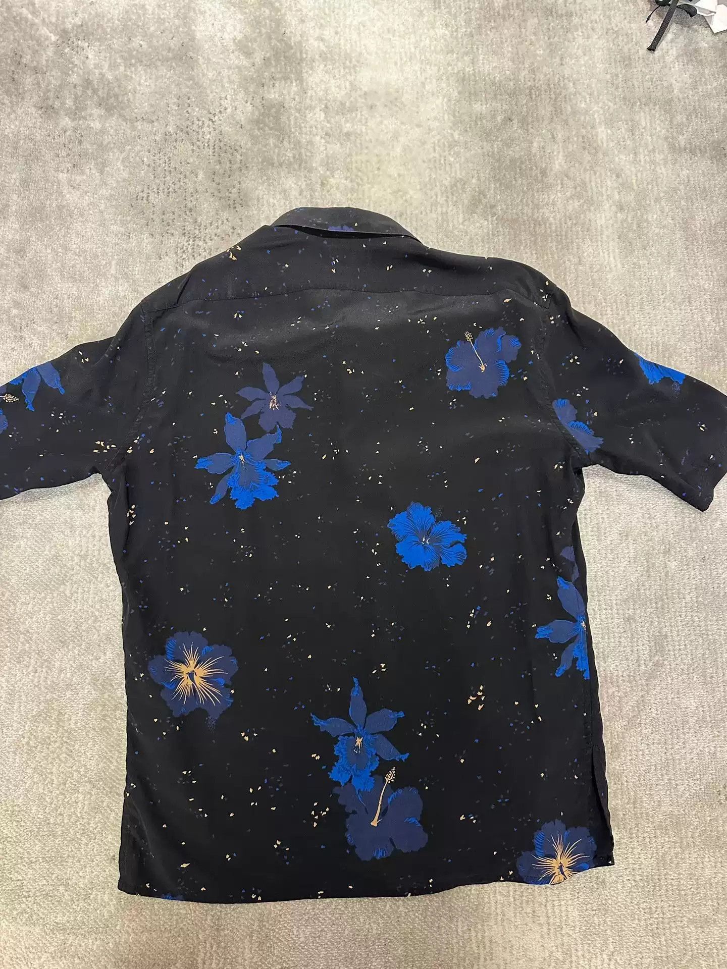 Saint Laurent Paris Saint Laurent YSL SLP SS21 colorful hibiscus silk crepe sho Size US M / EU 48-50 / 2 - 2 Thumbnail
