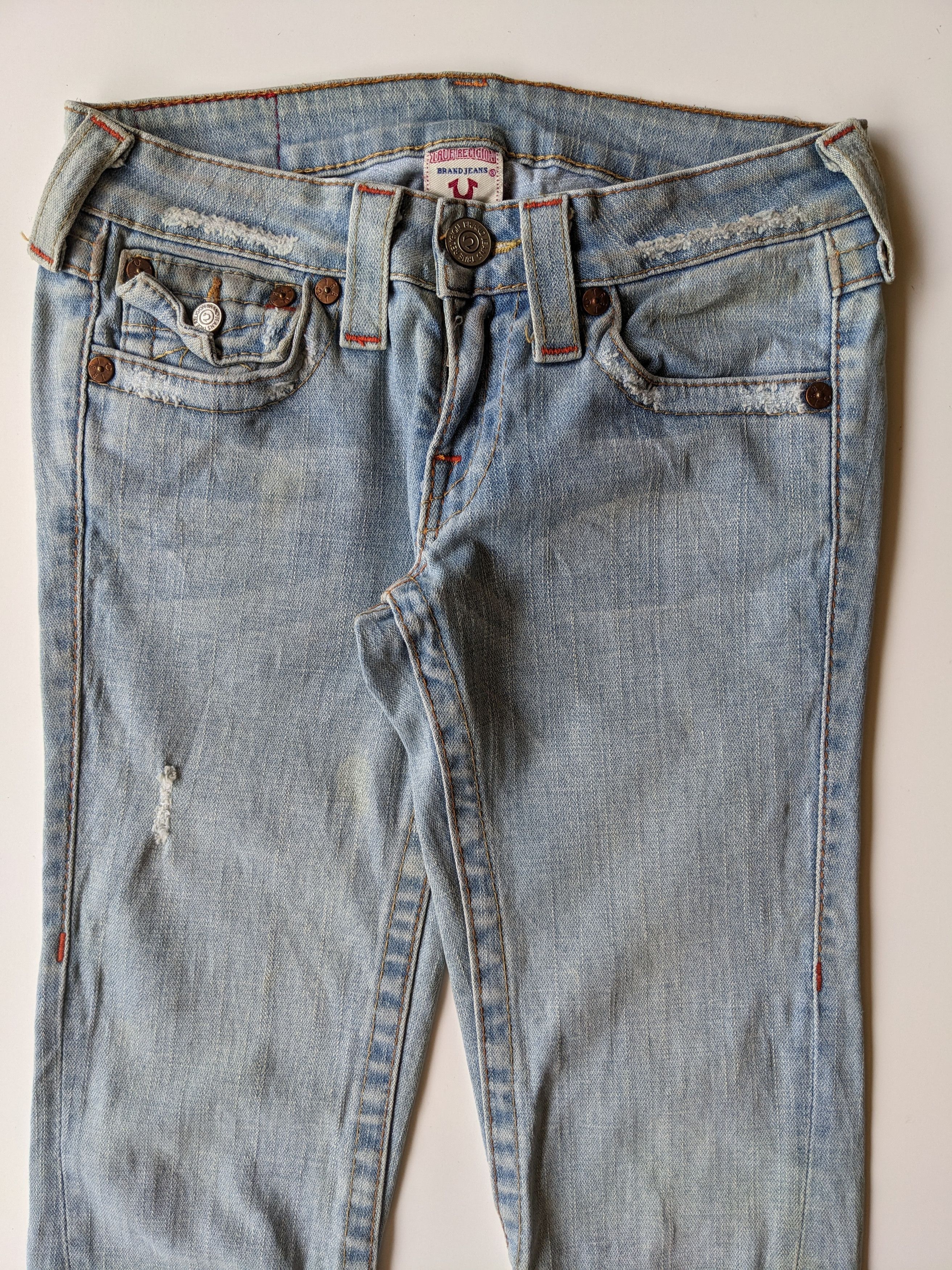 Jean × Le Grande Bleu (L.G.B.) × True Religion True Religion flare jeans bootcut Size 26" / US 2 / IT 38 - 3 Thumbnail