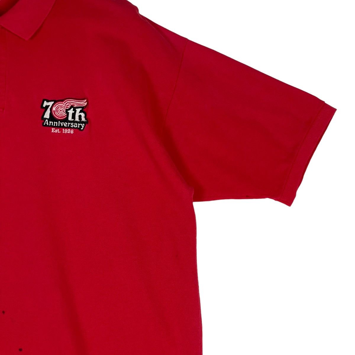 Detroit Denim Co. 🔥LAST PRICE🔥 Vintage Detroit Red Wing Polo Shirt Size US XXL / EU 58 / 5 - 4 Thumbnail