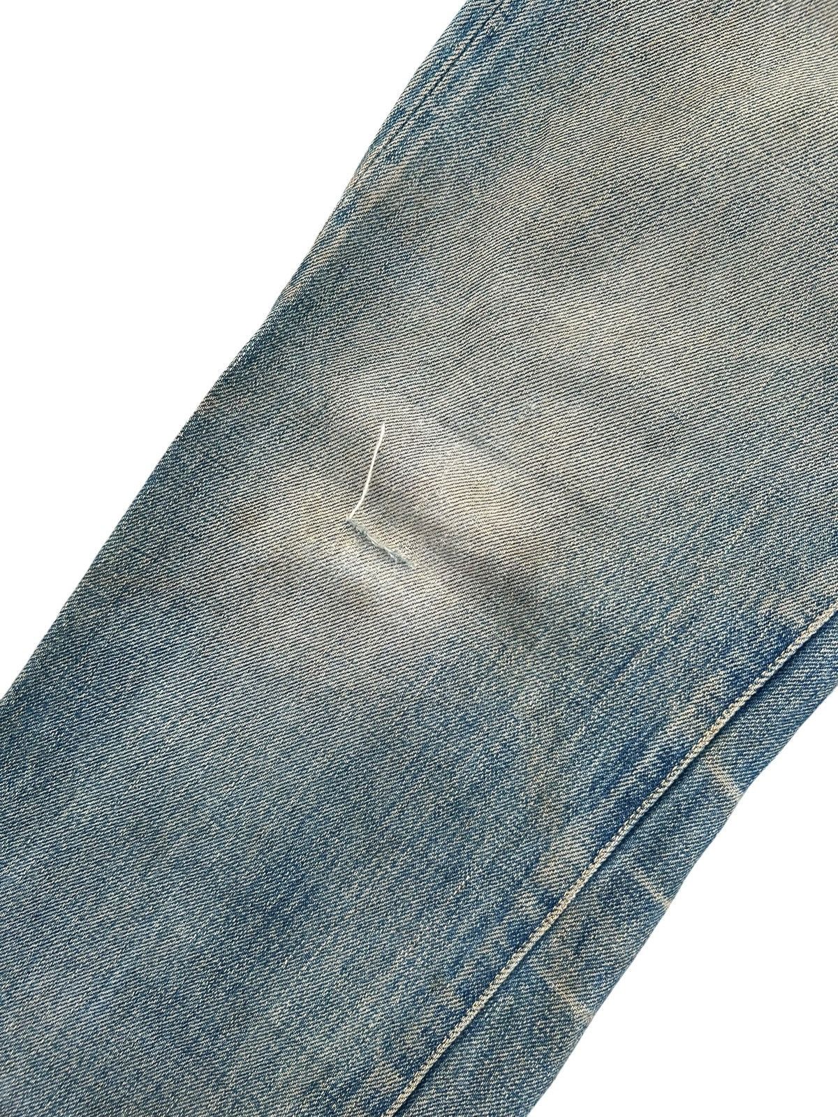 Kapital Vintage Levis Big E Selvedge Distressed Denim Jeans Size US 32 / EU 48 - 6 Thumbnail
