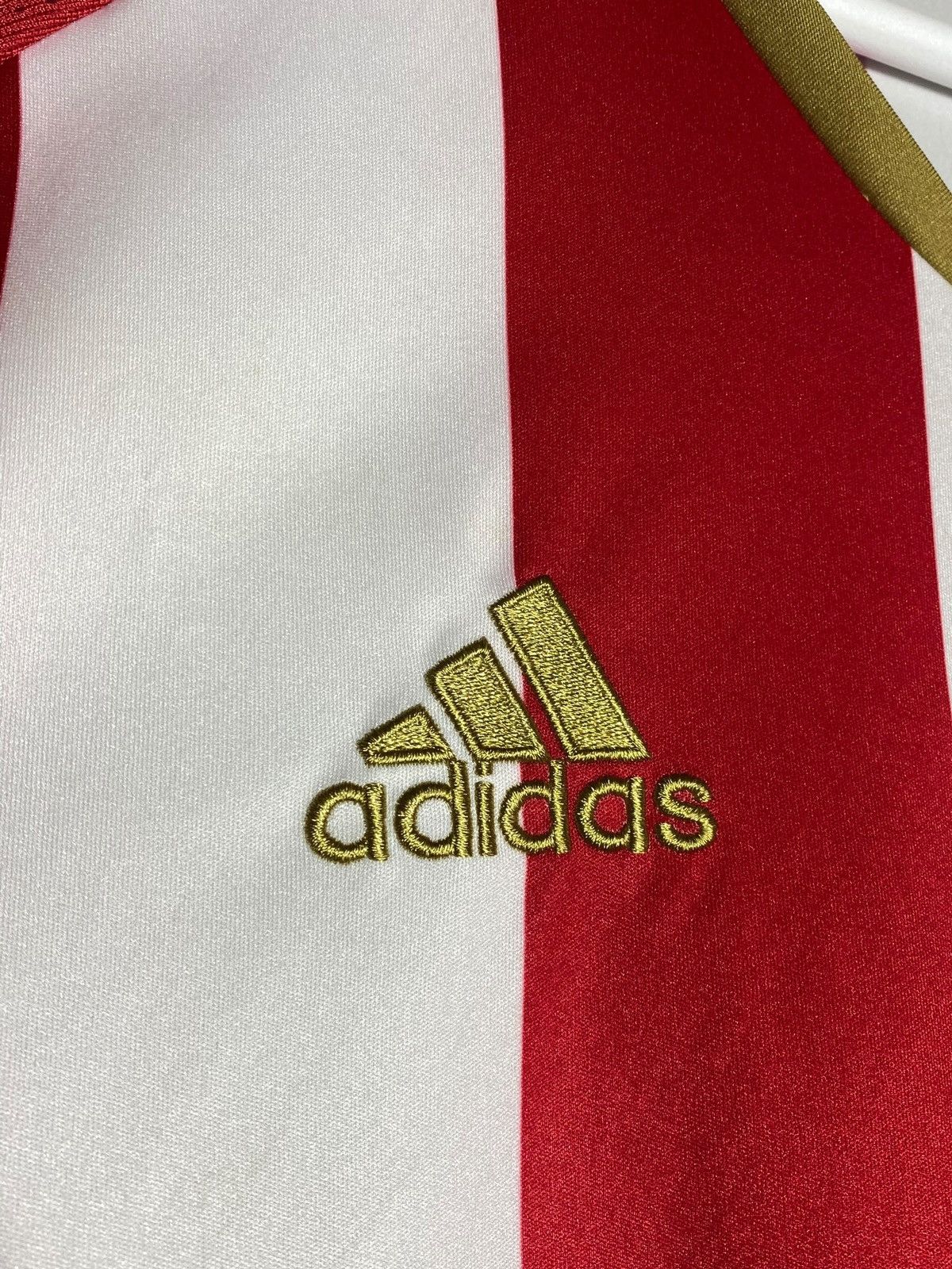 Adidas Adidas Sunderland AFC Stripped Football Shirt Blokecore Y2k Size US L / EU 52-54 / 3 - 5 Thumbnail