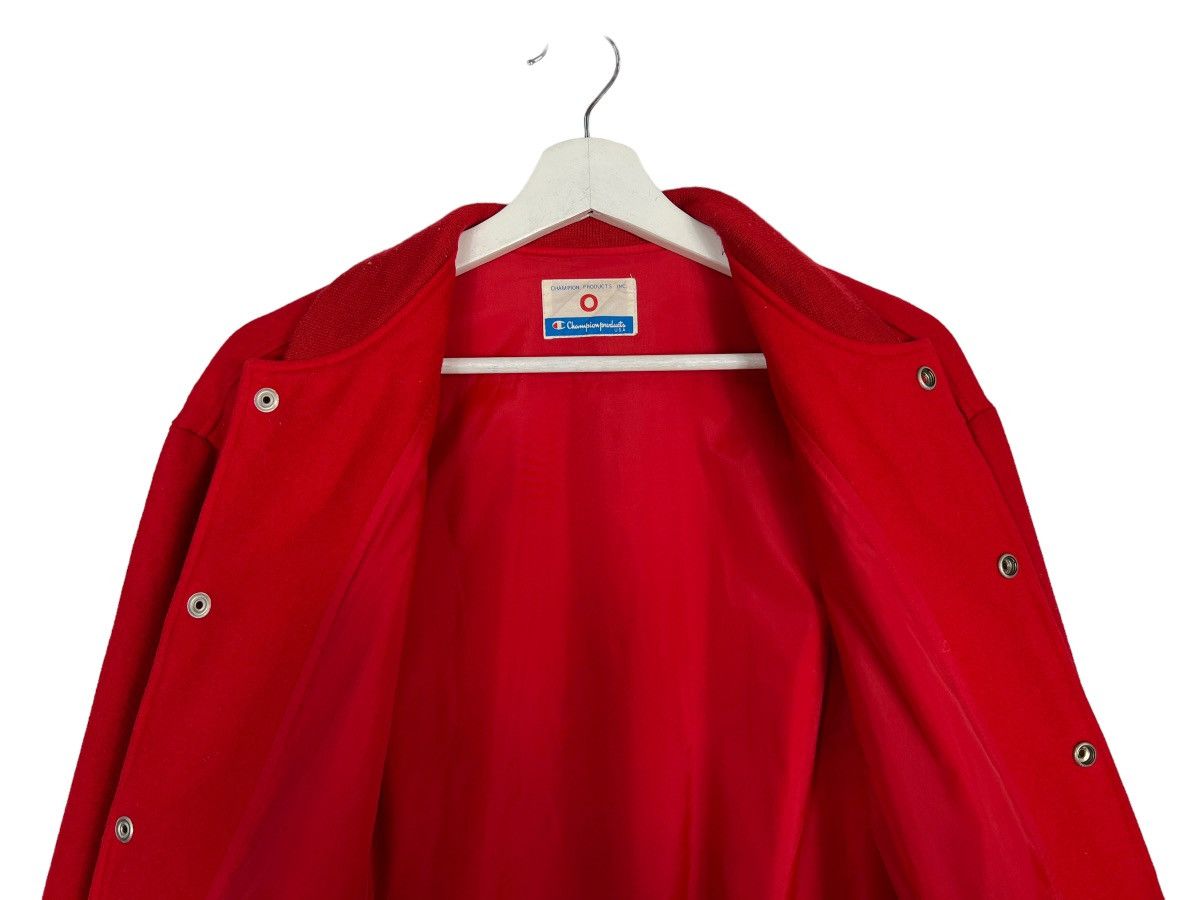 Champion 🔥 1980s VINTAGE CHAMPION VARSITY BOMBER JACKET Size US L / EU 52-54 / 3 - 11 Thumbnail