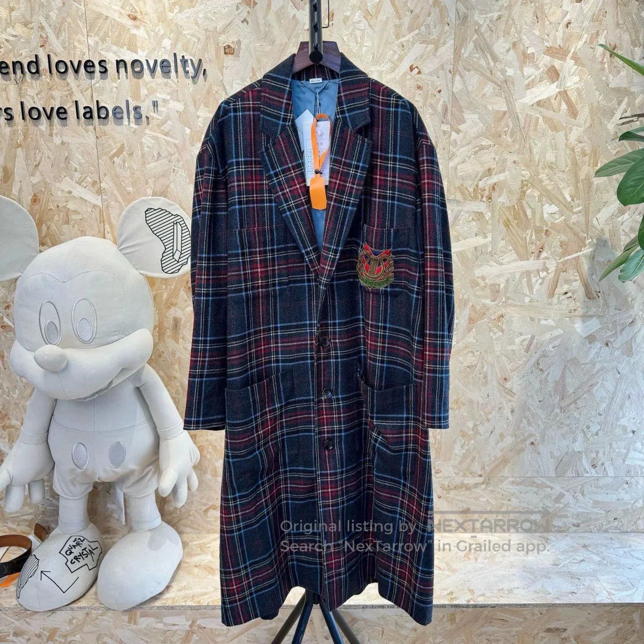 Gucci gucci plaid cashmere coat with tags. Size XL / US 12-14 / IT 48-50 - 1 Thumbnail