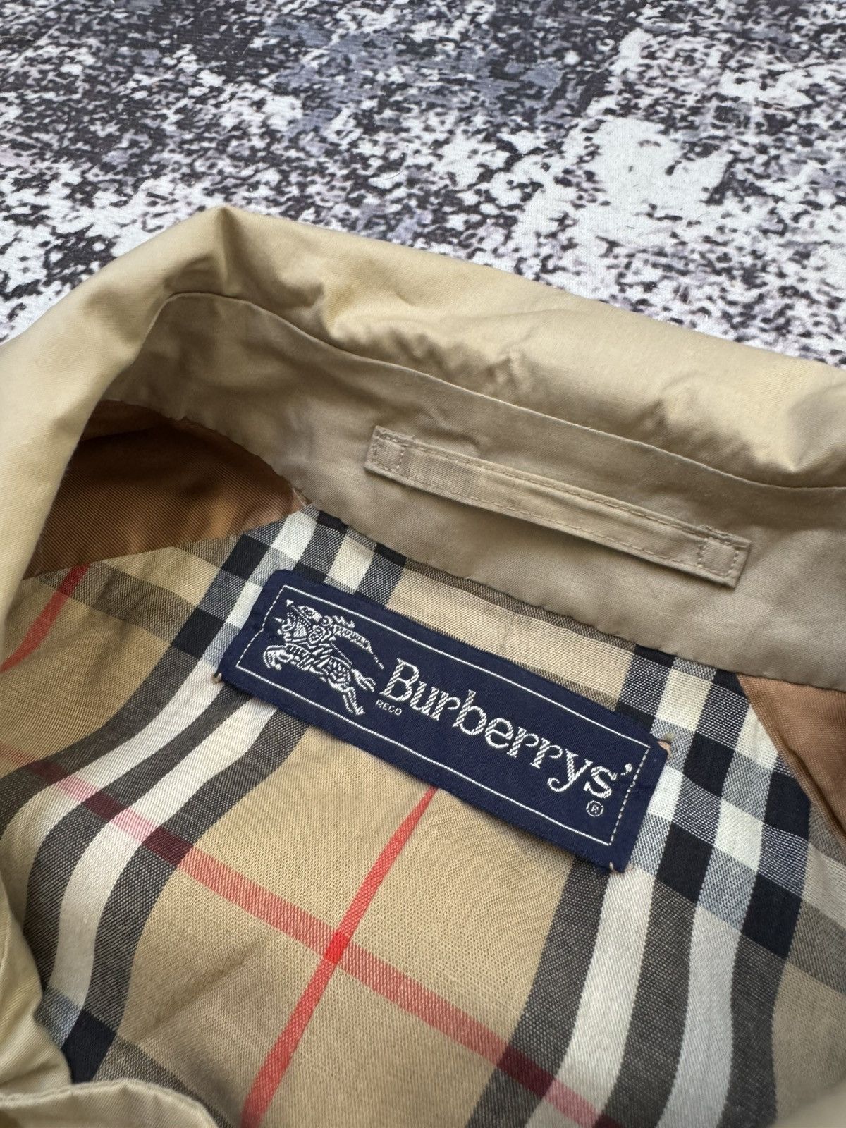 Burberry × Vintage Vintage BURBERRY Full Pattern Nova Check Trench coat Jacket Size US M / EU 48-50 / 2 - 5 Thumbnail
