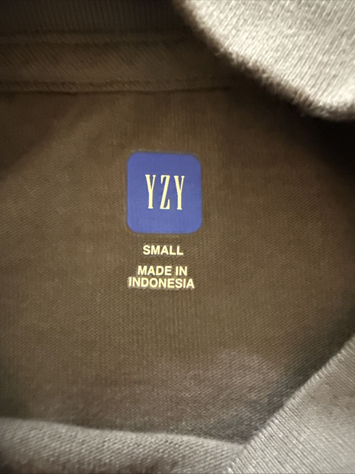 Balenciaga × Gap × Kanye West Yeezy Gap 52 Logo 3/4 Sleeve Tee Dark Grey Sz Small Size US M / EU 48-50 / 2 - 3 Thumbnail