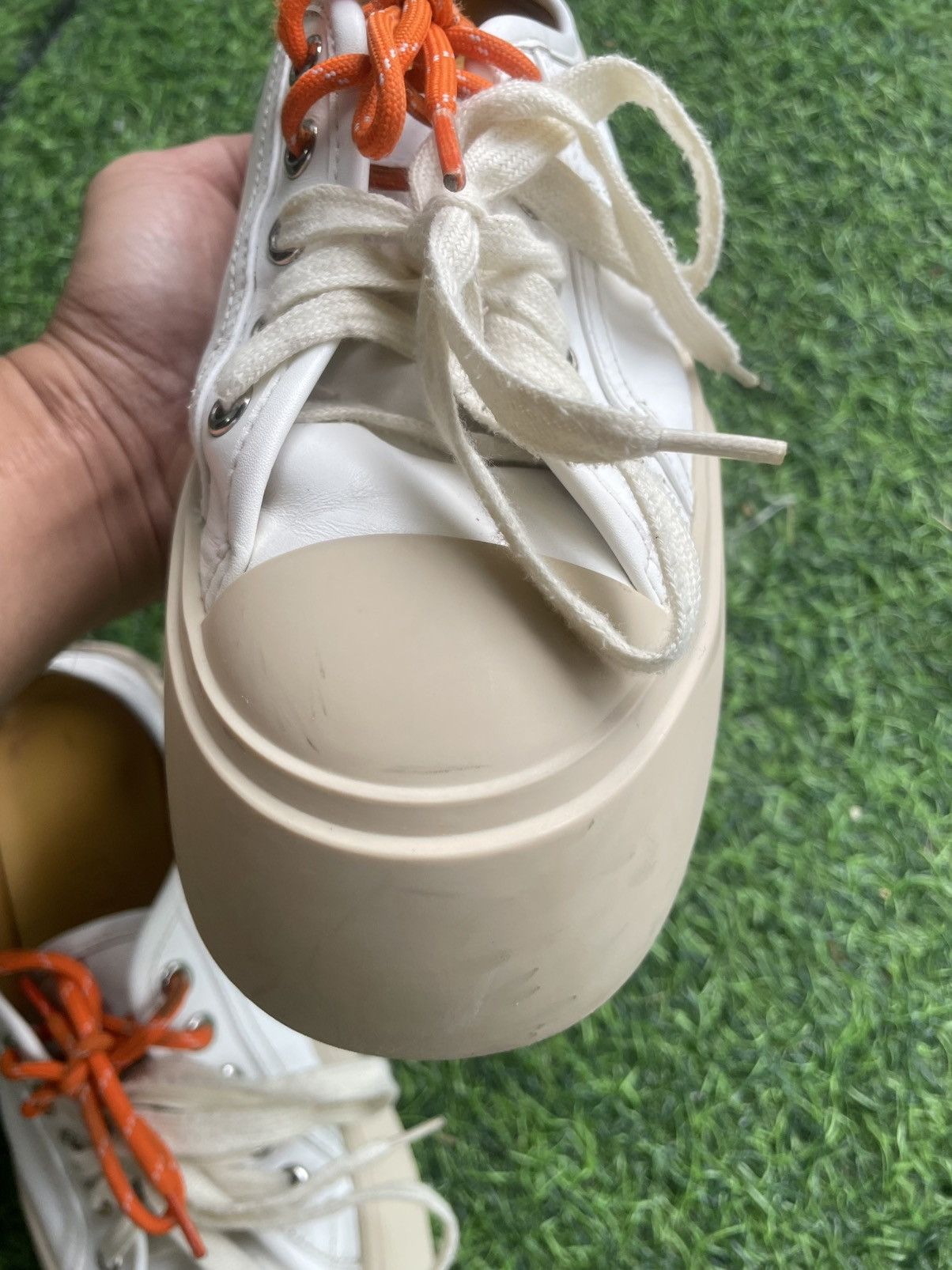 Marni Authentic MARNI white pablo lace up sabot Size US 8 / IT 38 - 6 Thumbnail