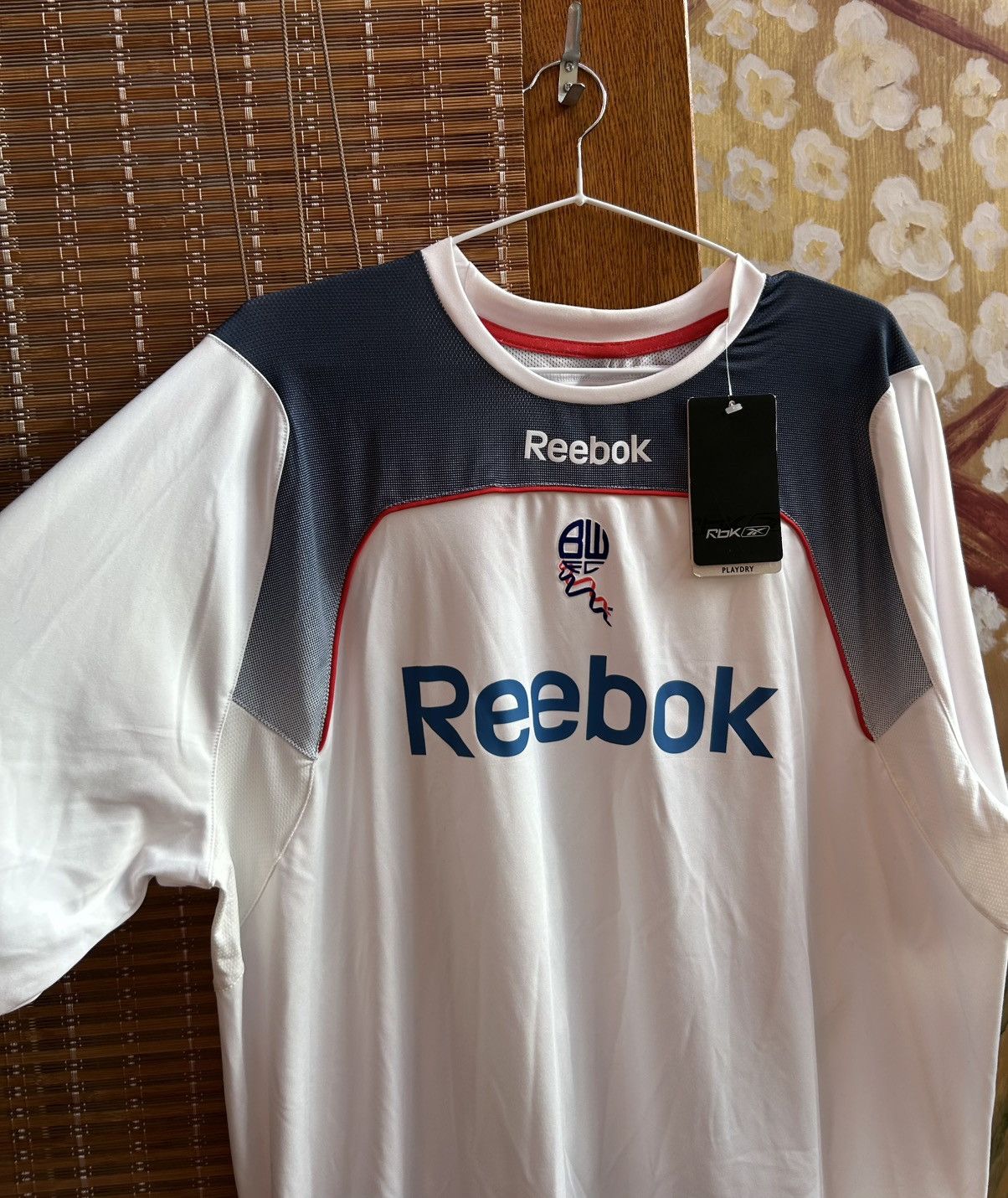 Reebok 2008-09 Bolton Wanderers Reebok Home Soccer Jersey Football Size US XL / EU 56 / 4 - 3 Thumbnail