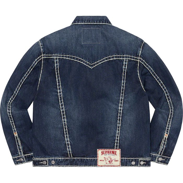 Supreme Supreme True Religion Denim Trucker Jacket Washed Blue M