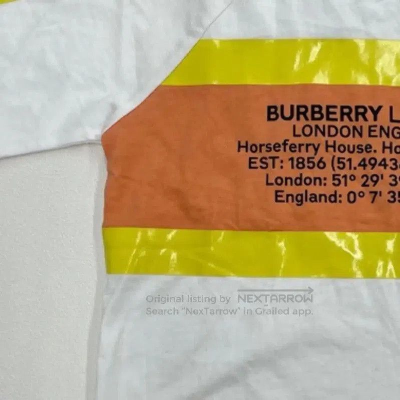 Burberry Burberry Limited Men's White Cotton T-Shirt. Size US M / EU 48-50 / 2 - 3 Thumbnail