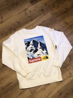 Supreme the north clearance face mountain crewneck sweatshirt