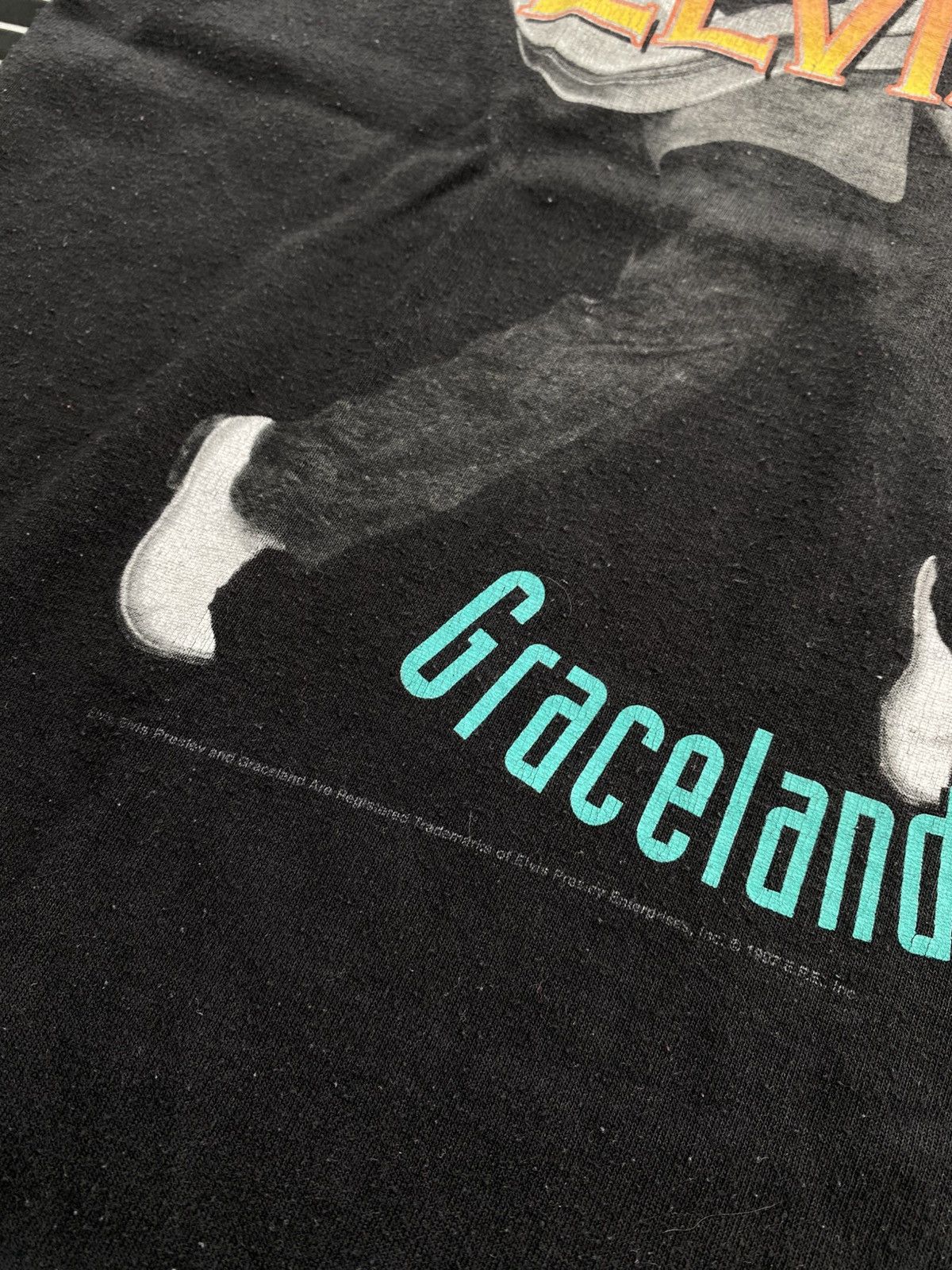 Band Tees Elvis Week Graceland Presley Promo T-Shirt Size US M / EU 48-50 / 2 - 3 Thumbnail