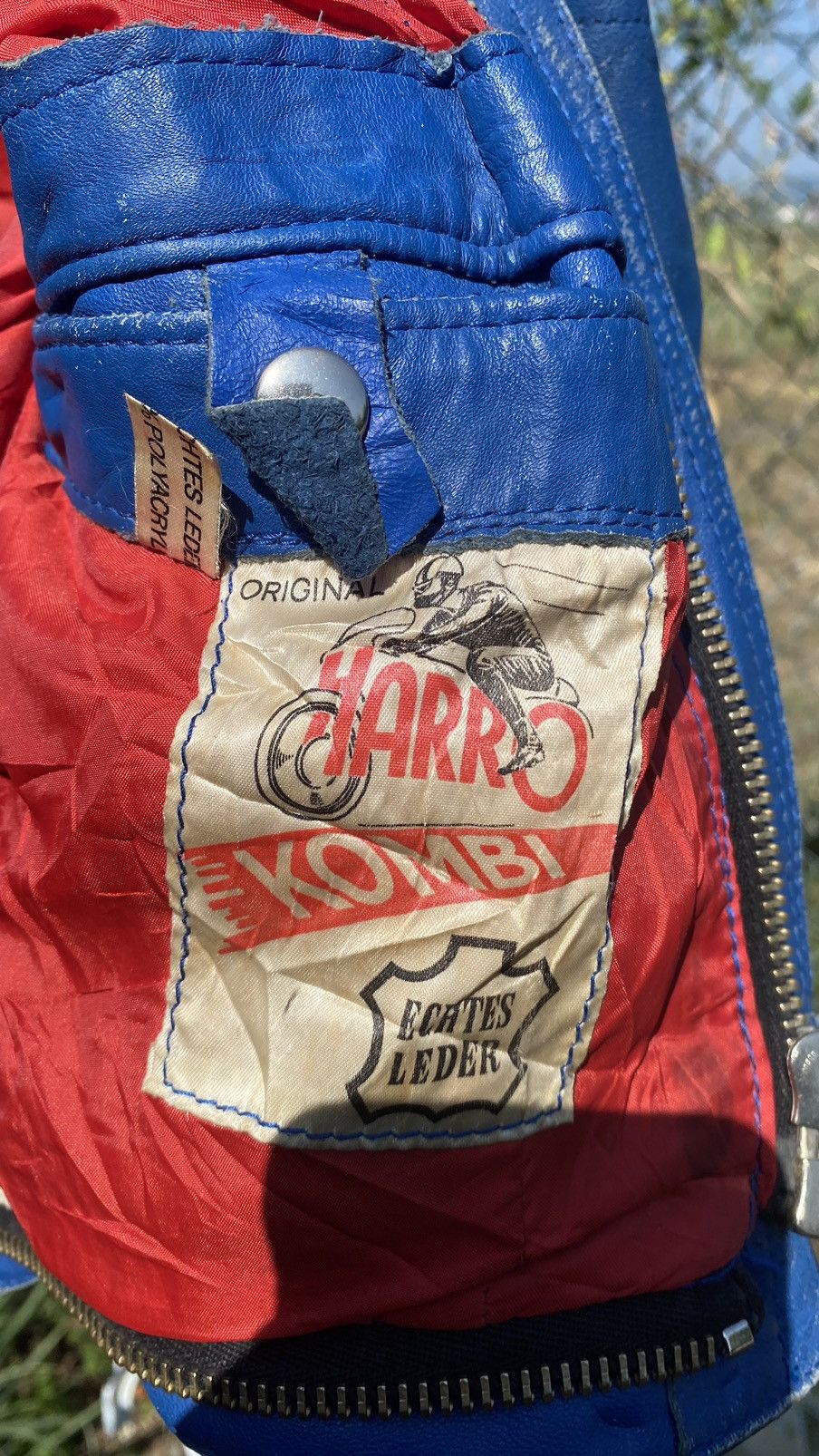 Genuine Leather Rare Vintage Harro Kombi Leather Jacket Size ONE SIZE - 3 Thumbnail
