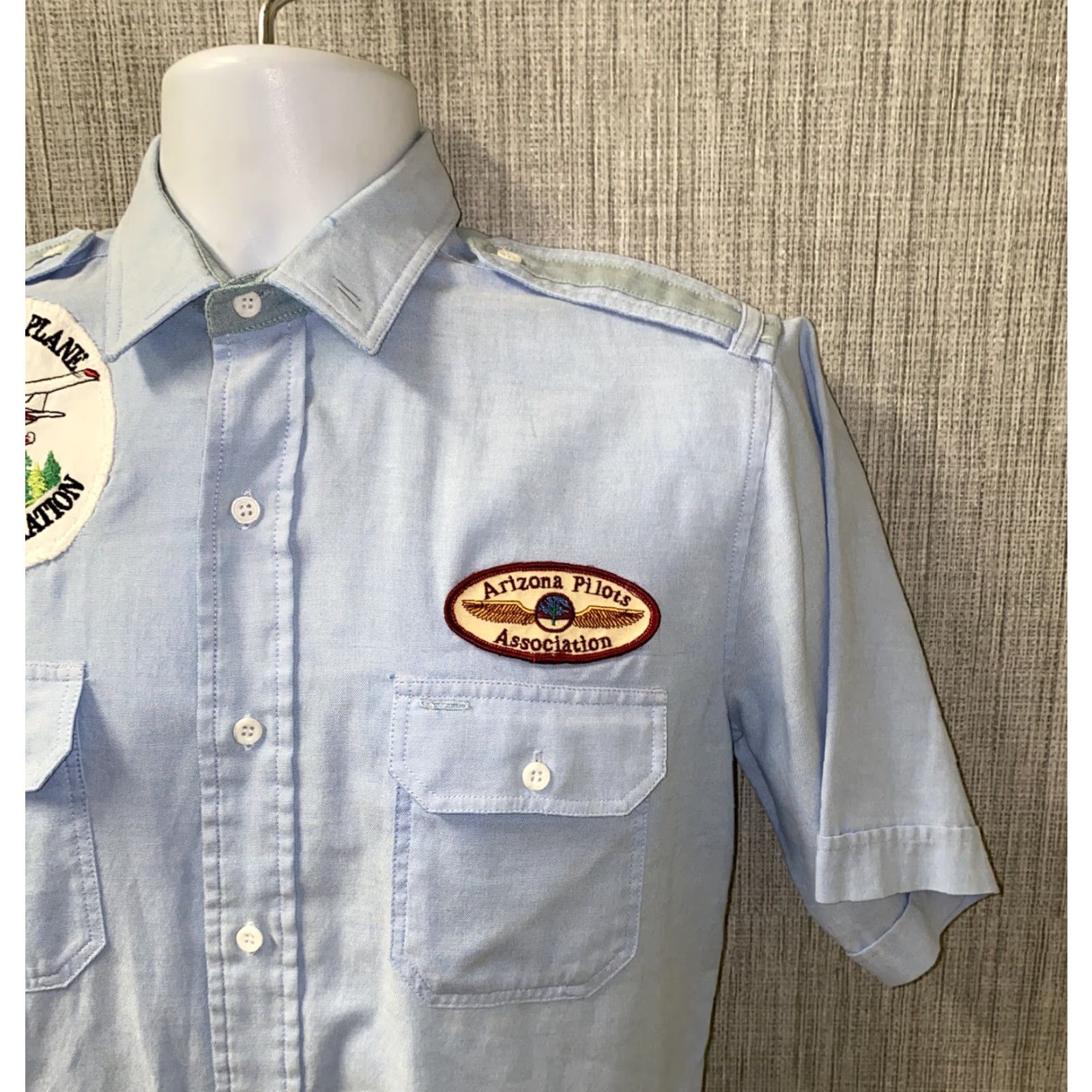 Vintage Hartog Marine Club Mens Light Blue Button-Up Shirt Size M Size US M / EU 48-50 / 2 - 2 Thumbnail