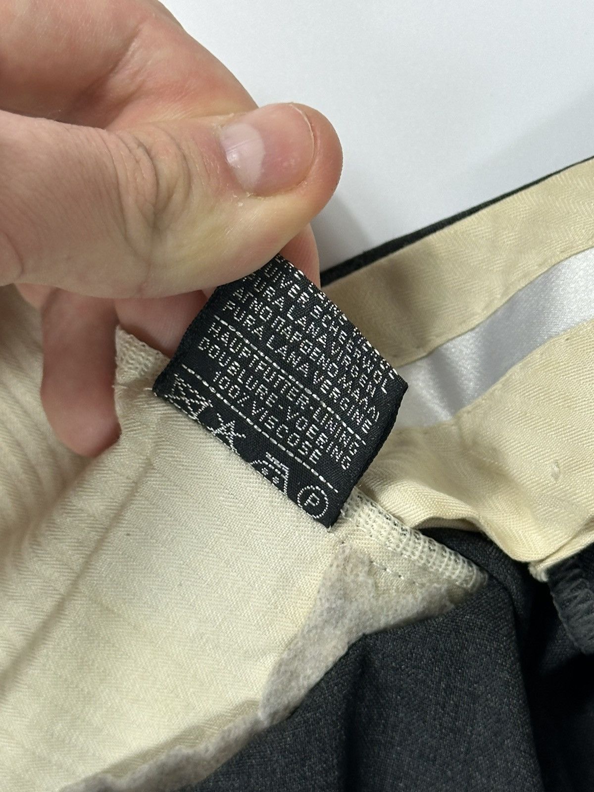 Valentino Vintage UOMO Valentino Wool Pants Classic Black Size US 34 / EU 50 - 12 Thumbnail