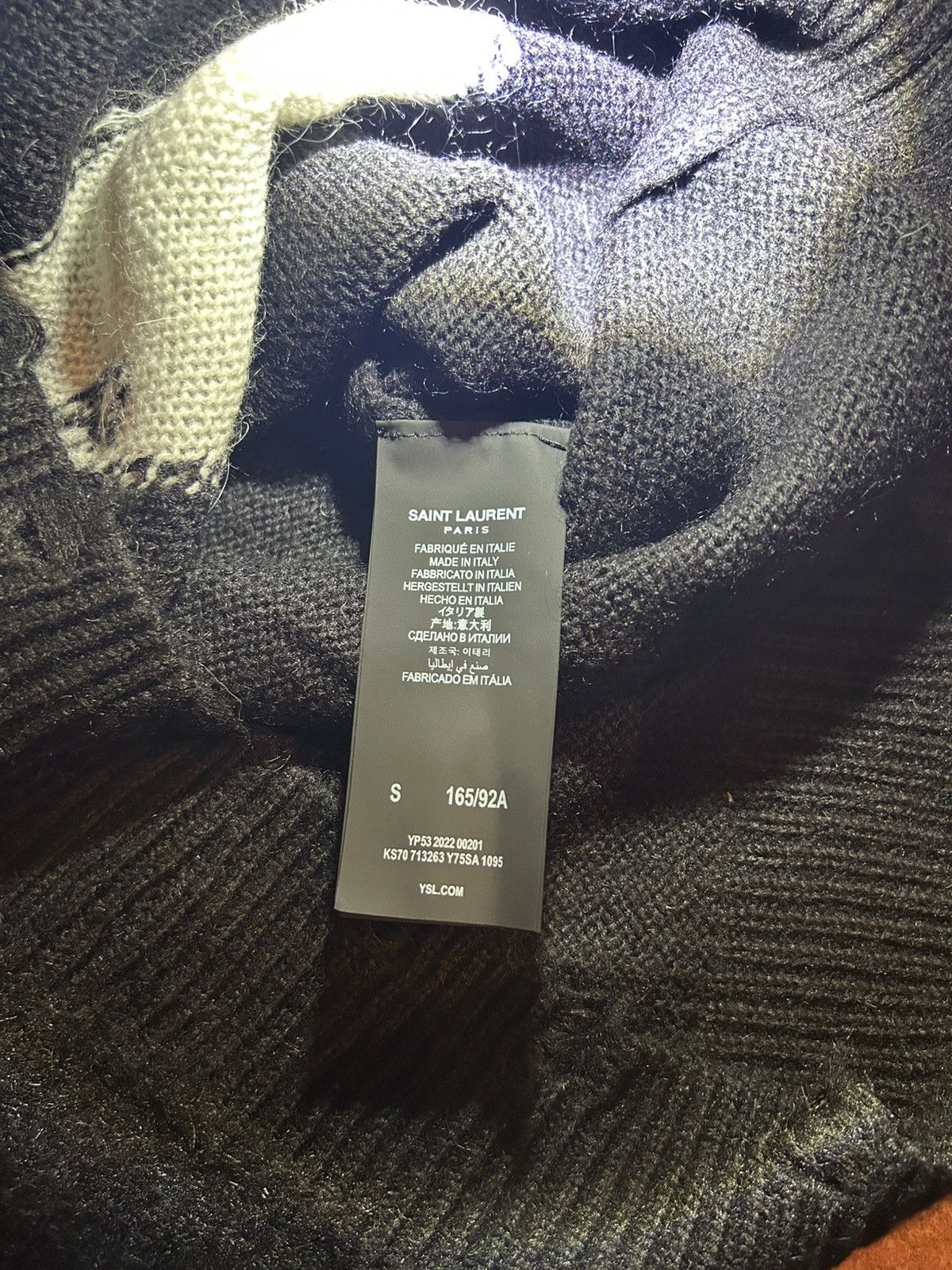 Yves Saint Laurent Sain Laurent mohair sweater Size US S / EU 44-46 / 1 - 5 Thumbnail