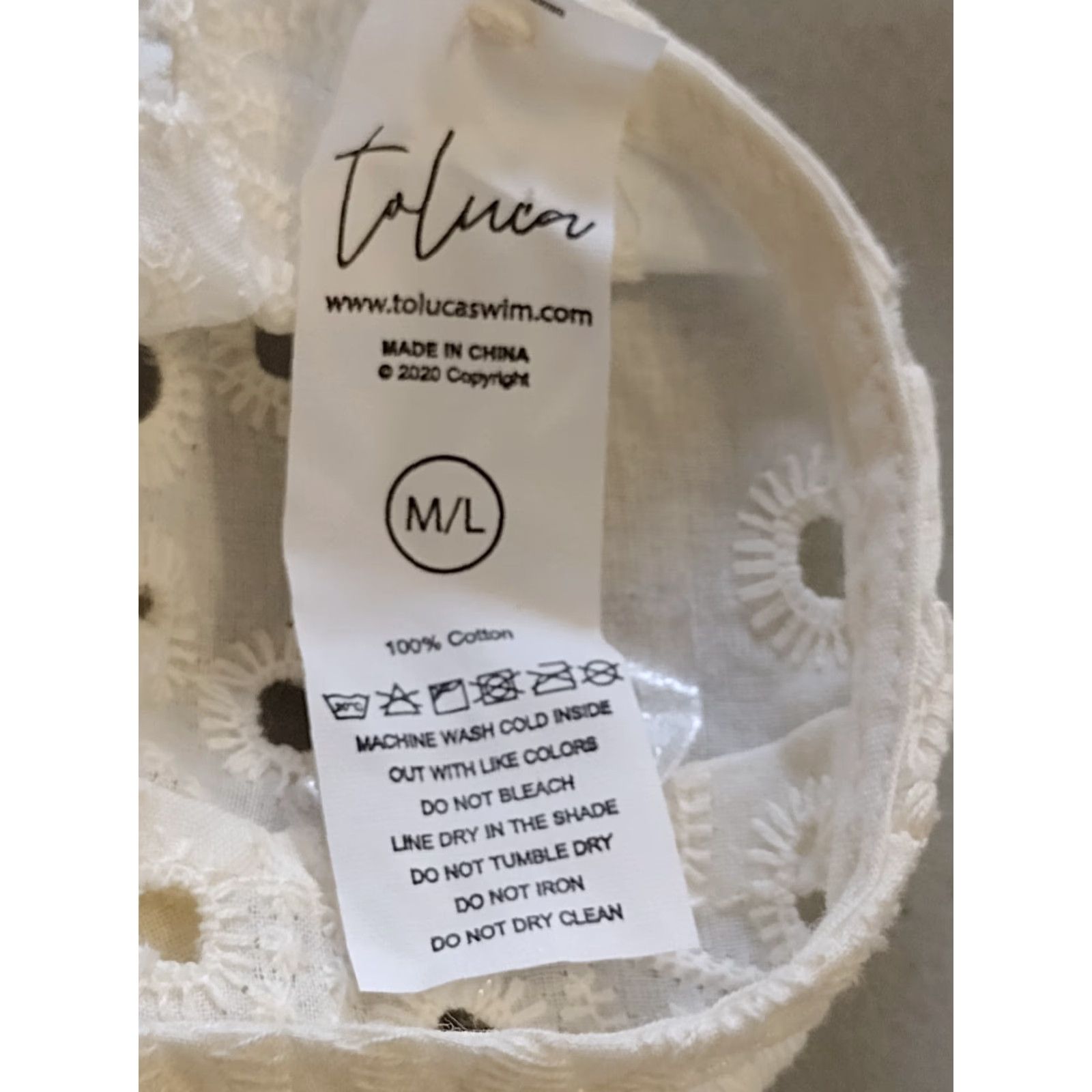 Swims Toluca Swim Cover Up Shirt Ivory M/L Lace Mini Tie Beach Womens Toluca Swim Skirt Cover Up Lace Ivory M/L Womens Beach 90s? Size 32" / US 10 / IT 46 - 5 Thumbnail