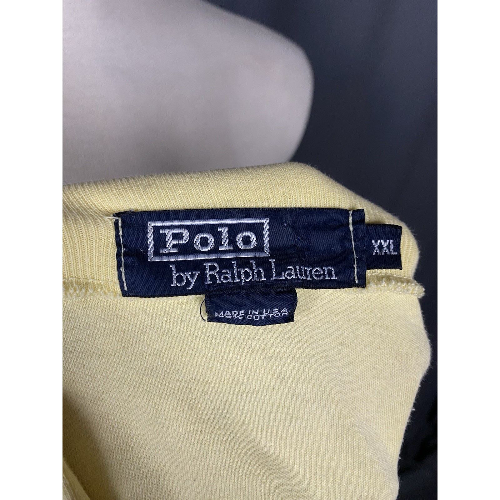 Polo Ralph Lauren Polo by Ralph Lauren US Made Vintage Beige Yellow Turtleneck Size US XXL / EU 58 / 5 - 9 Thumbnail