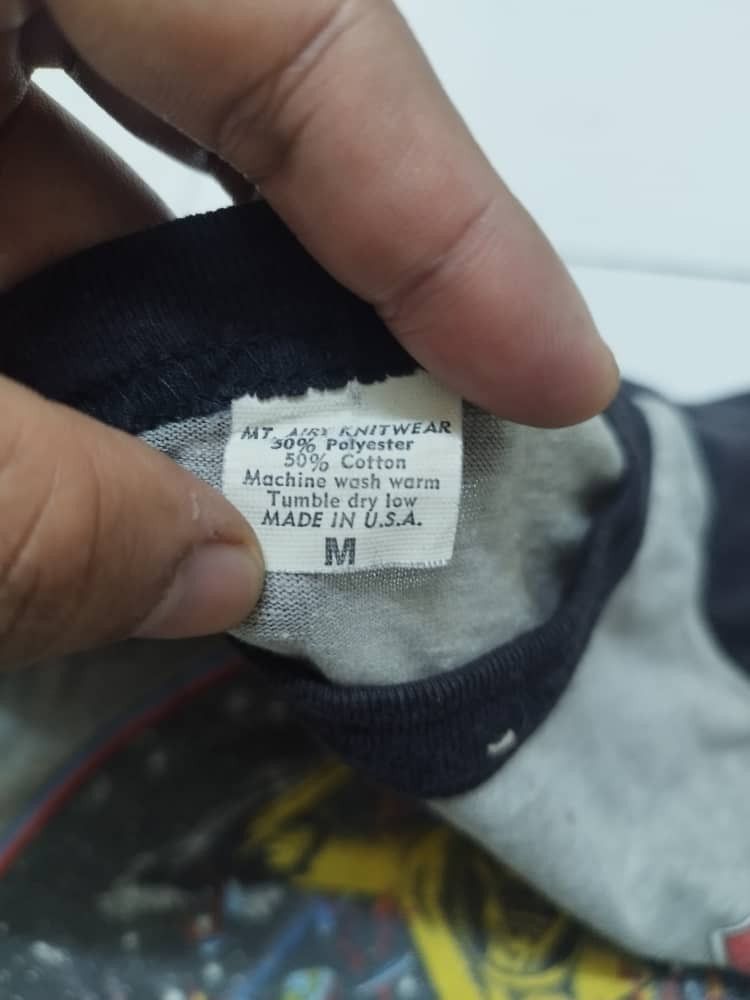 Iron Maiden × Vintage Vintage shirt iron maiden 3 quarter Size US M / EU 48-50 / 2 - 6 Thumbnail