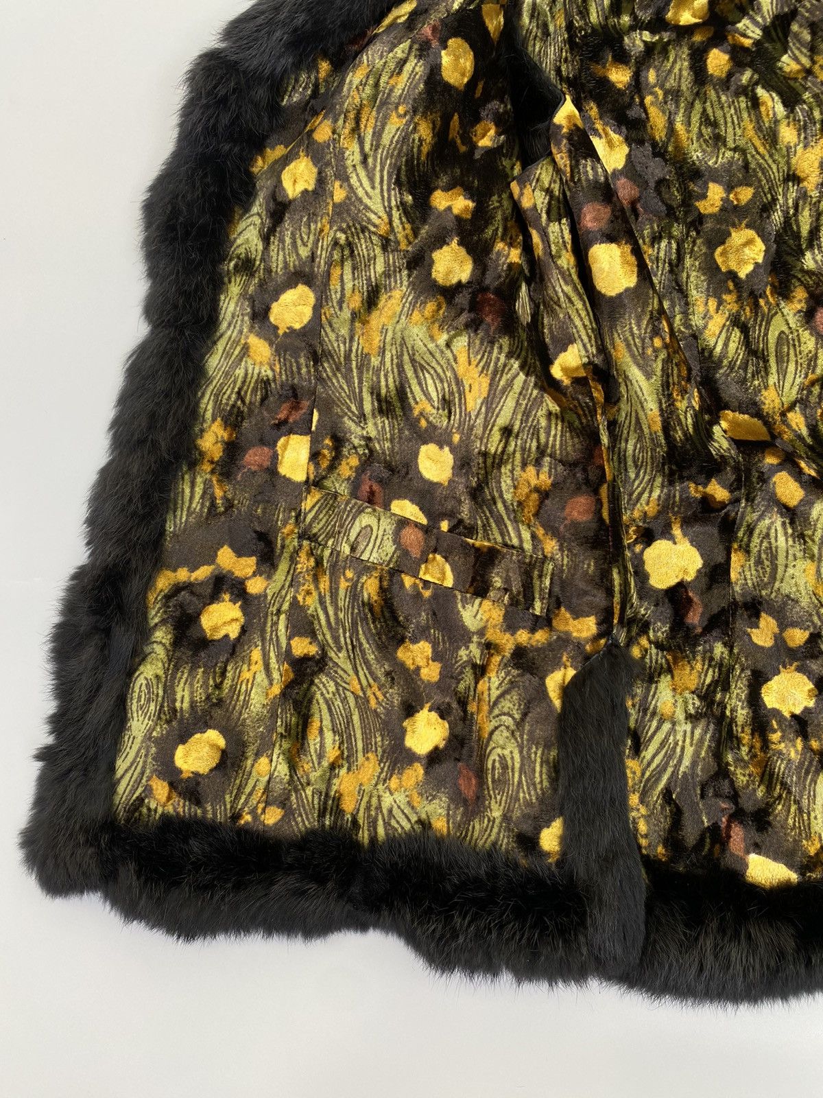 Vintage CSC Rabbit Fur Vest Size L / US 10 / IT 46 - 12 Thumbnail