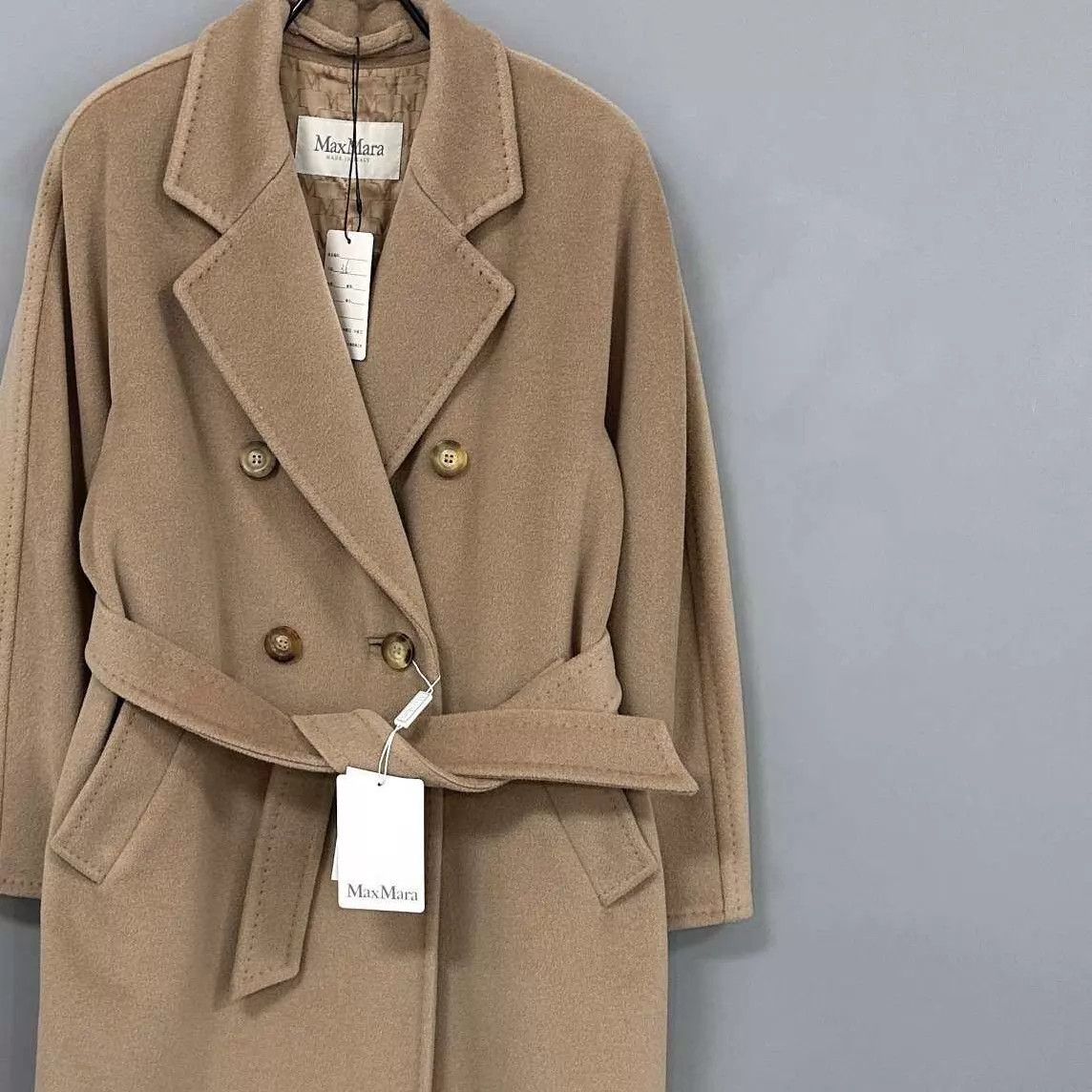 Max Mara MaxMara 101801 Camel Long Overcoat 36 New with Tags Size XS / US 0-2 / IT 36-38 - 2 Thumbnail